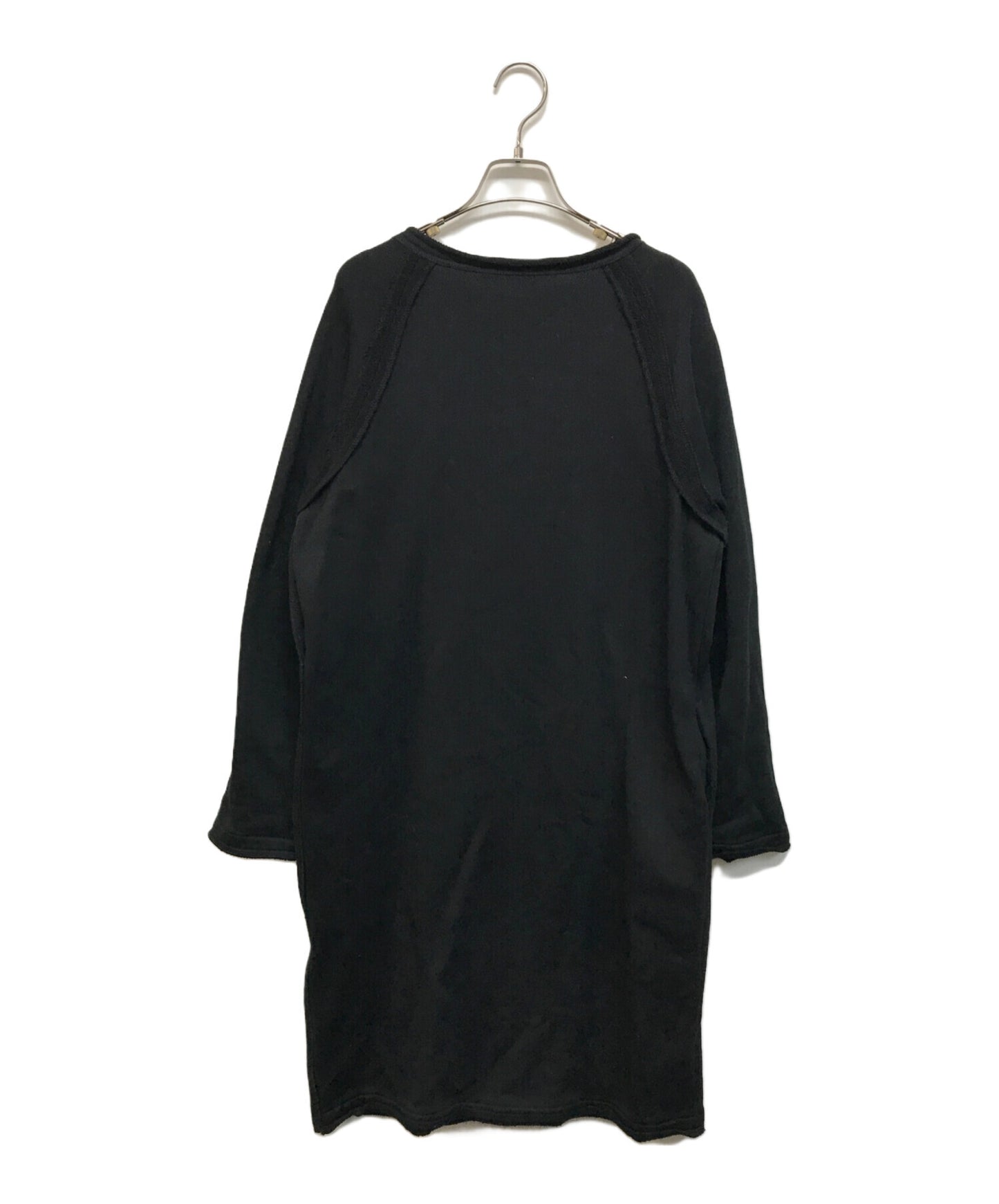 [Pre-owned] LIMI feu Cotton Mercerized Fleece Raglan Fastener Dress LX-T61-056