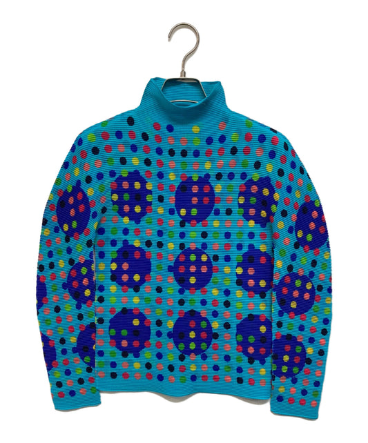 [Pre-owned] me ISSEY MIYAKE Dot-patterned pleated cut and sewn MI93FJ641