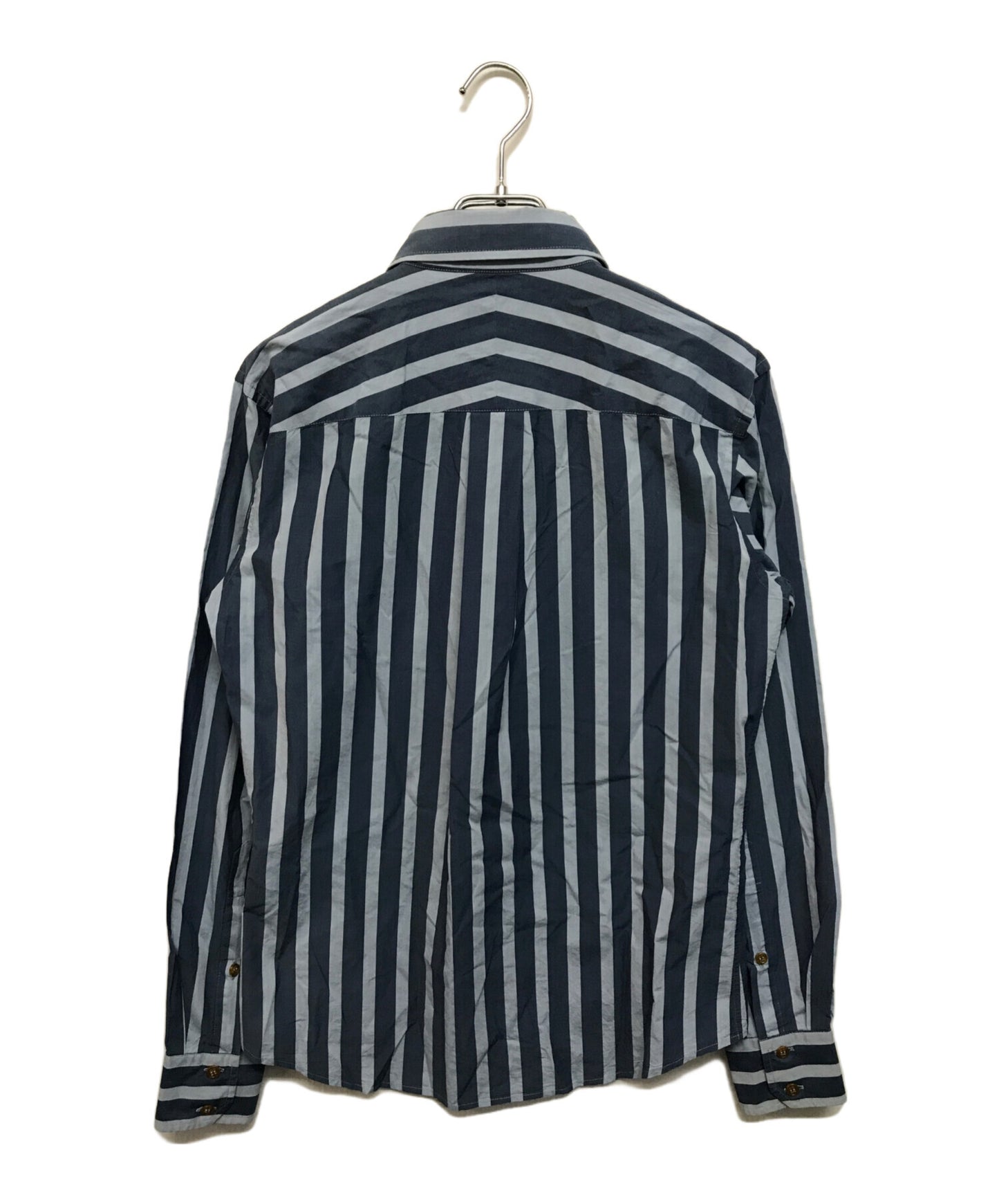 [Pre-owned] Vivienne Westwood man Orb Embroidery Stripe Shirt