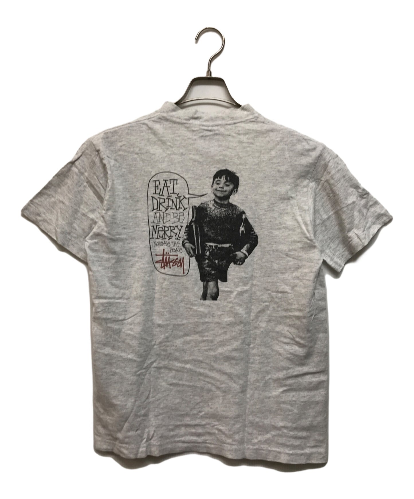 [Pre-owned] stussy 80s EAT DRINK Photo TEE