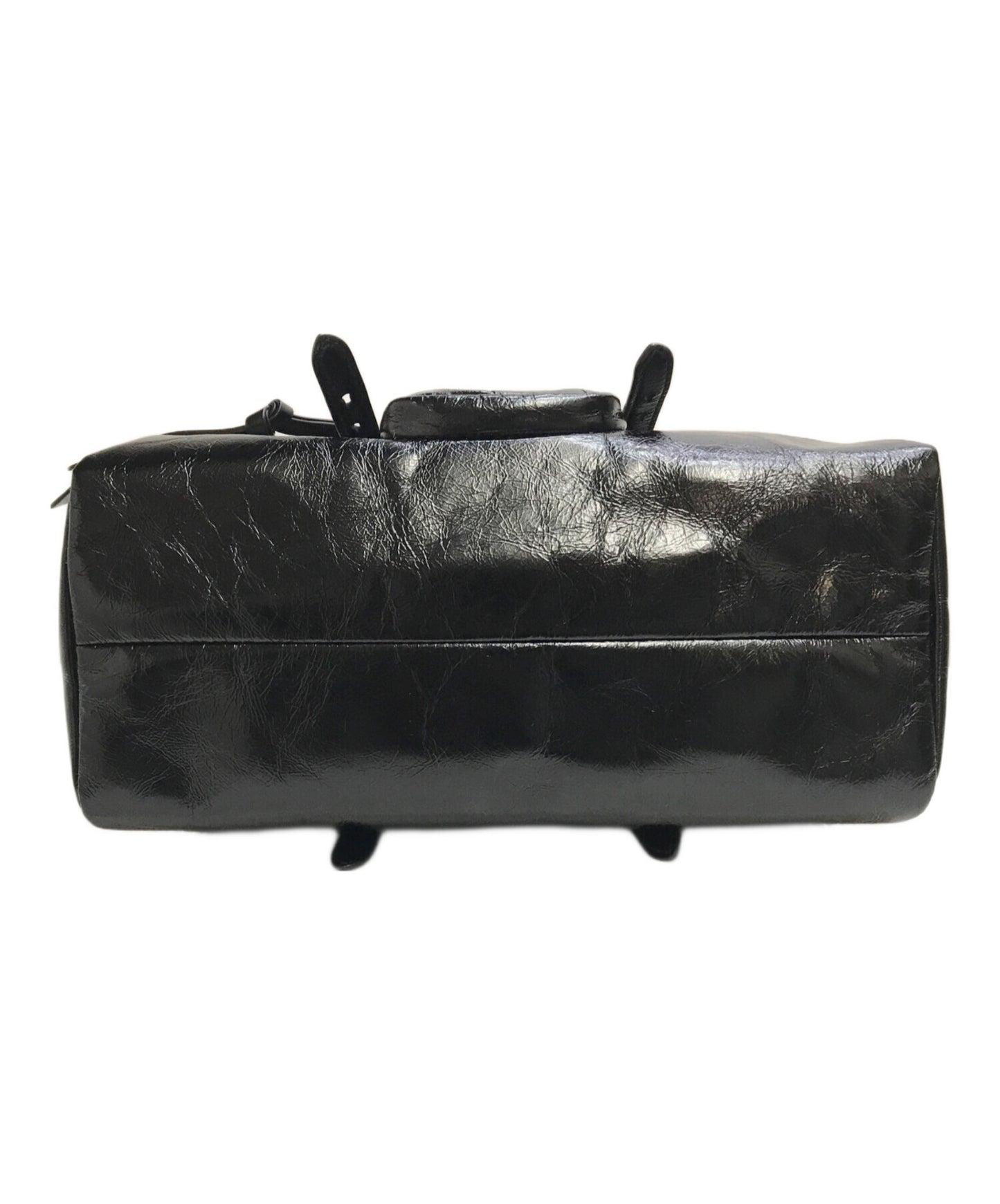 [Pre-owned] PRADA Dangle Medium Leather Top Handle Bag 1BB138 2CYR F0002 V OOO