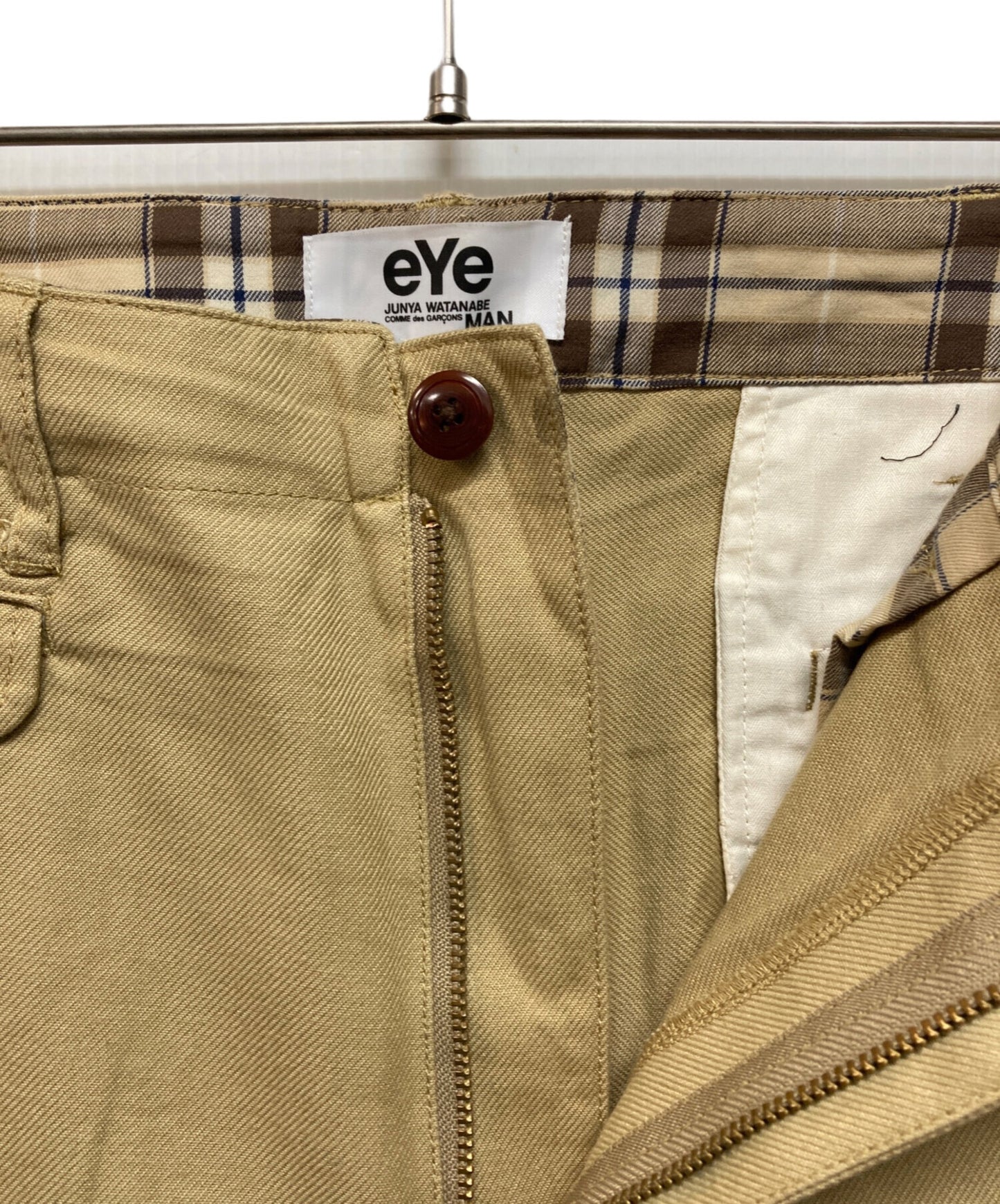 [Pre-owned] eYe COMME des GARCONS JUNYAWATANABE MAN Straight pants with backstitching WH-P903