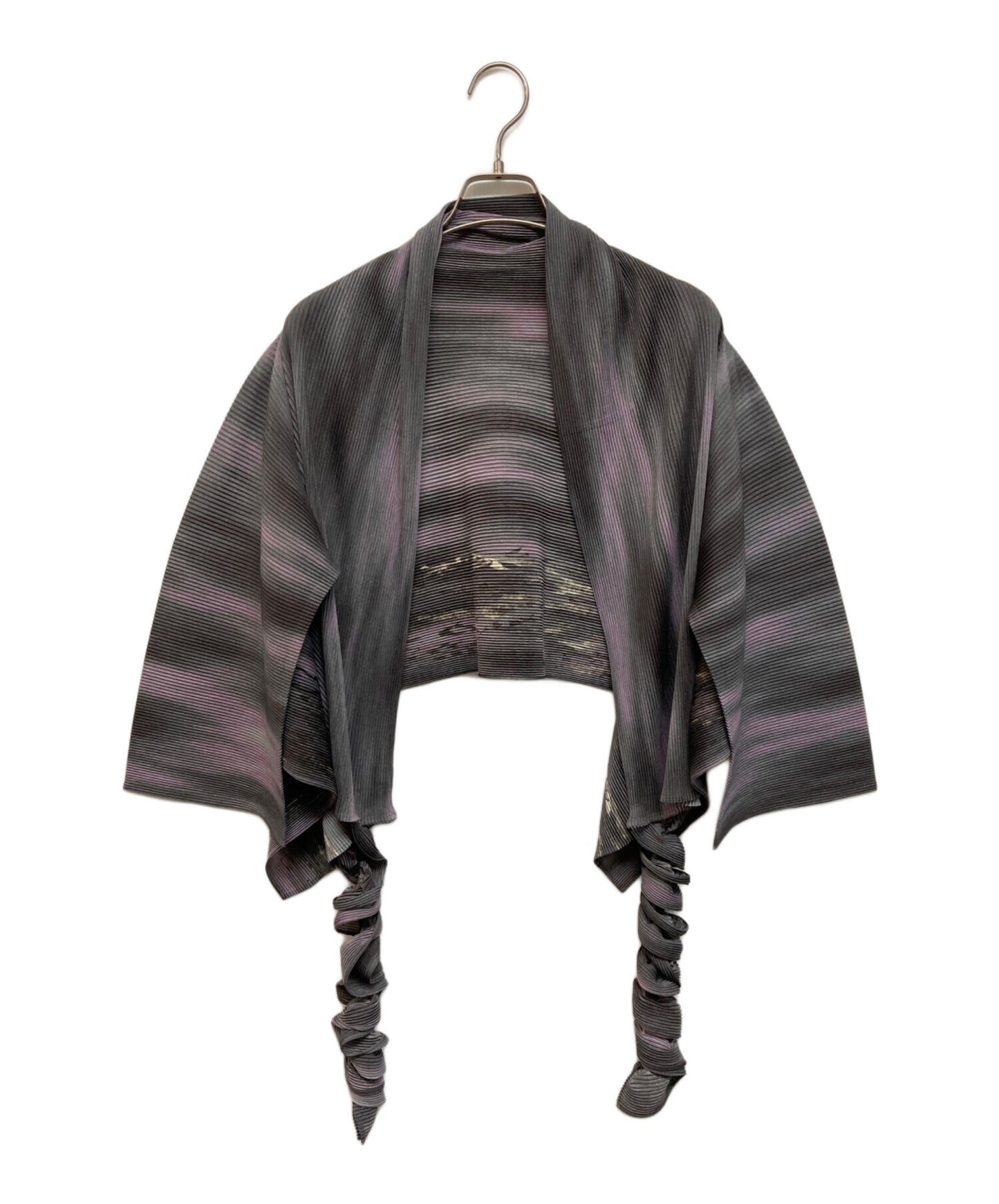 [Pre-owned] ISSEY MIYAKE FETE pleated cardigan IF64FD725