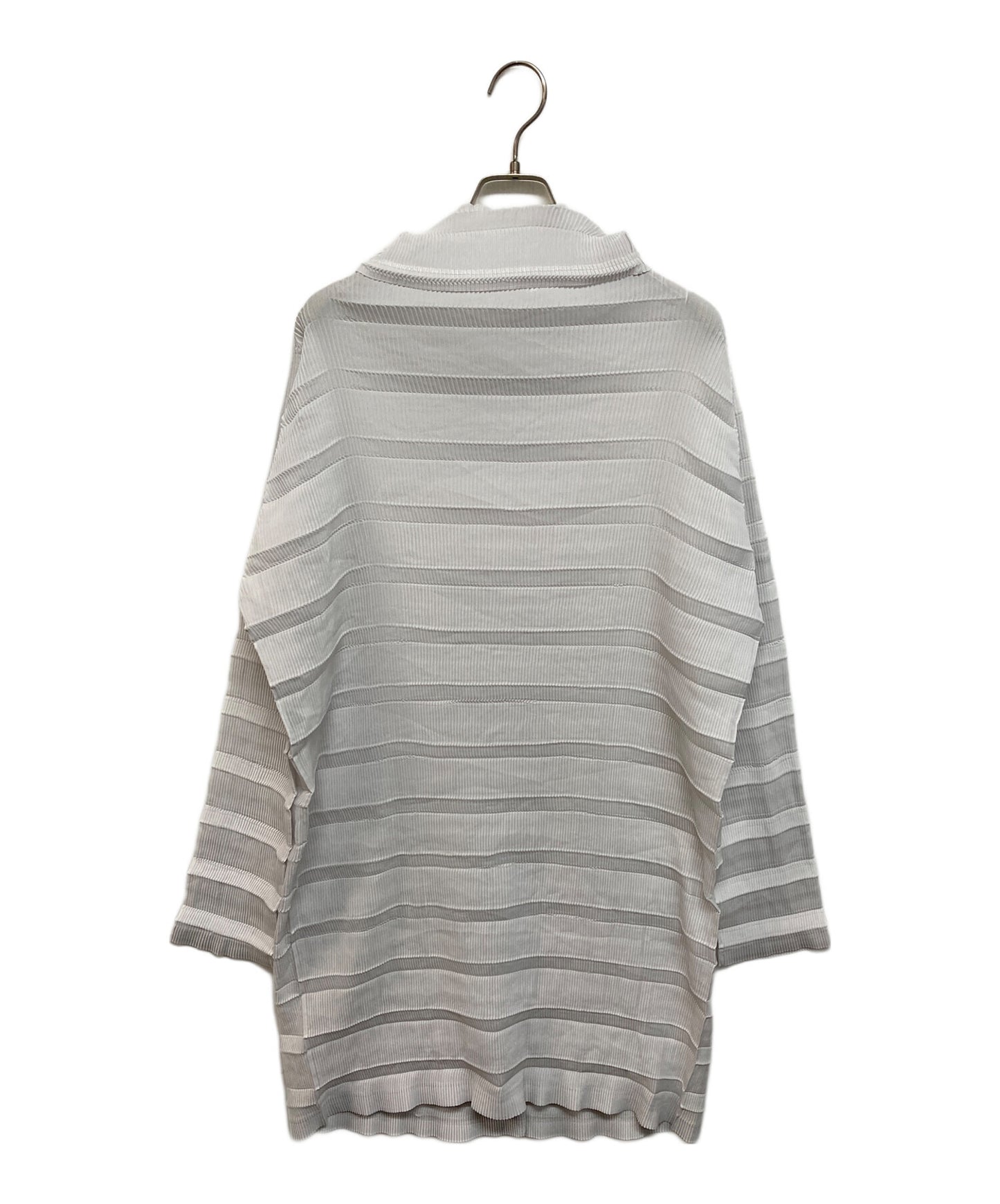 [Pre-owned] ISSEY MIYAKE FETE Pleated long cardigan IF52FJ317