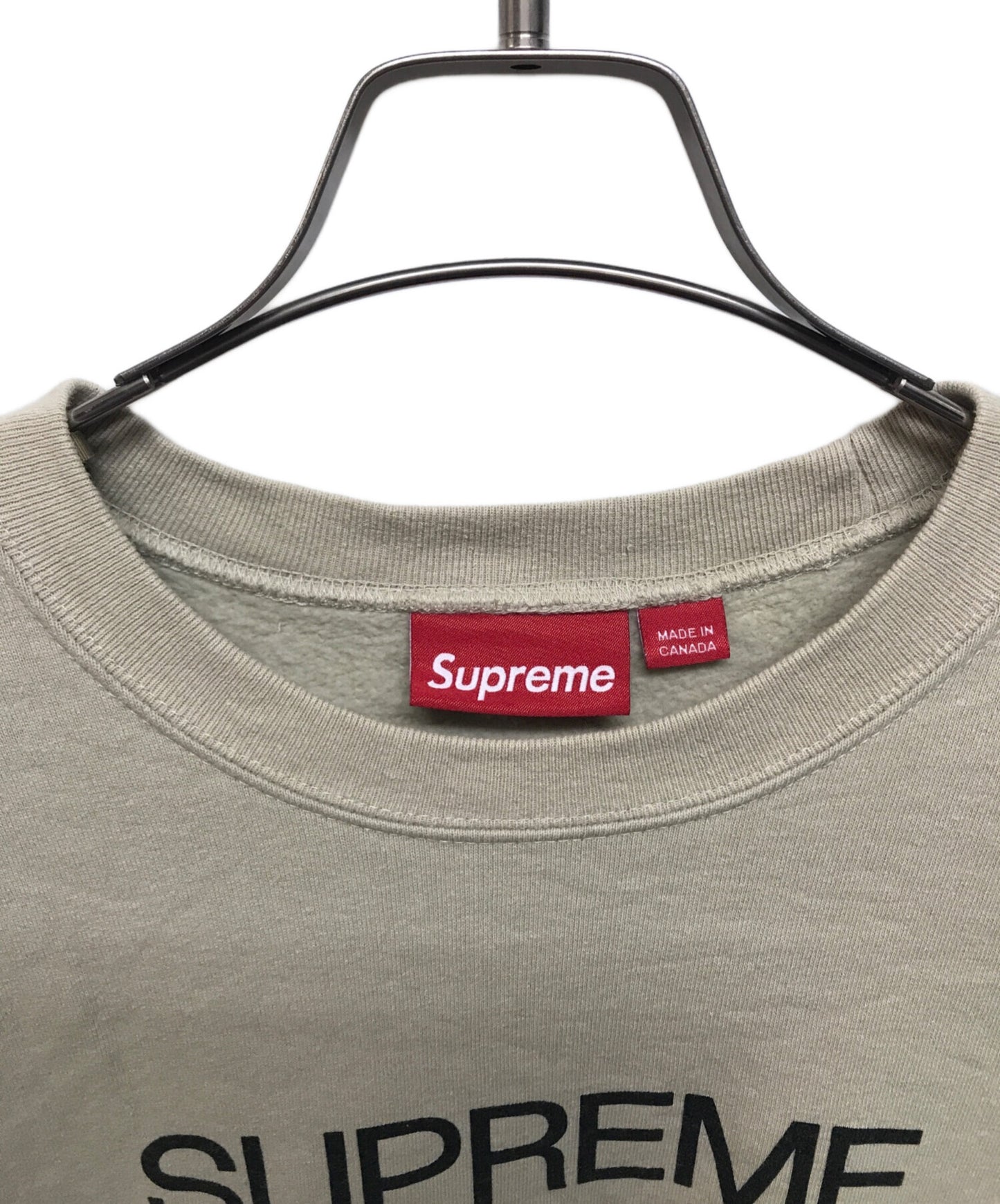 [Pre-owned] SUPREME 24SS Established Crewneck