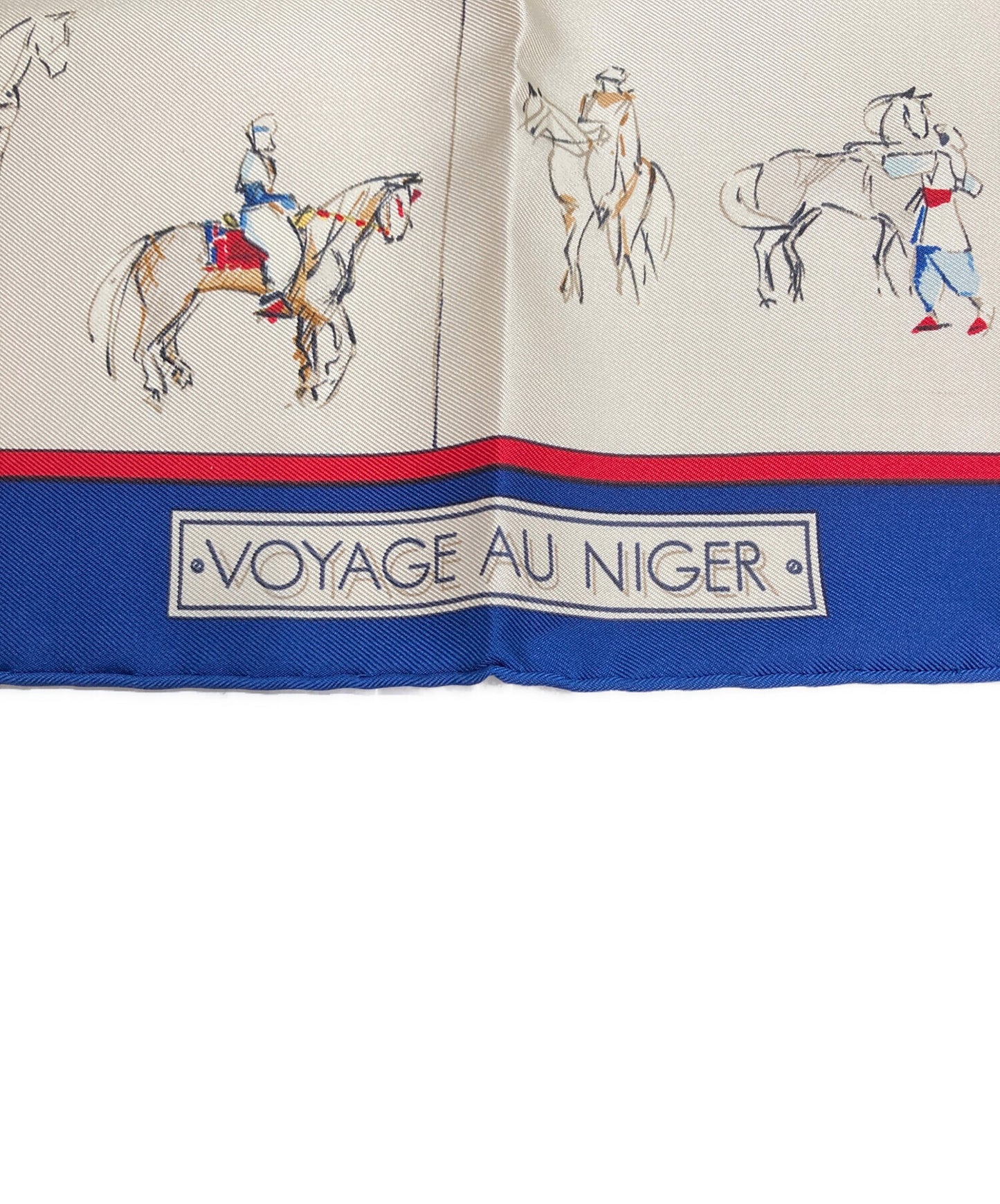 [Pre-owned] HERMES Carré 45 VOYAGE AU NIGER