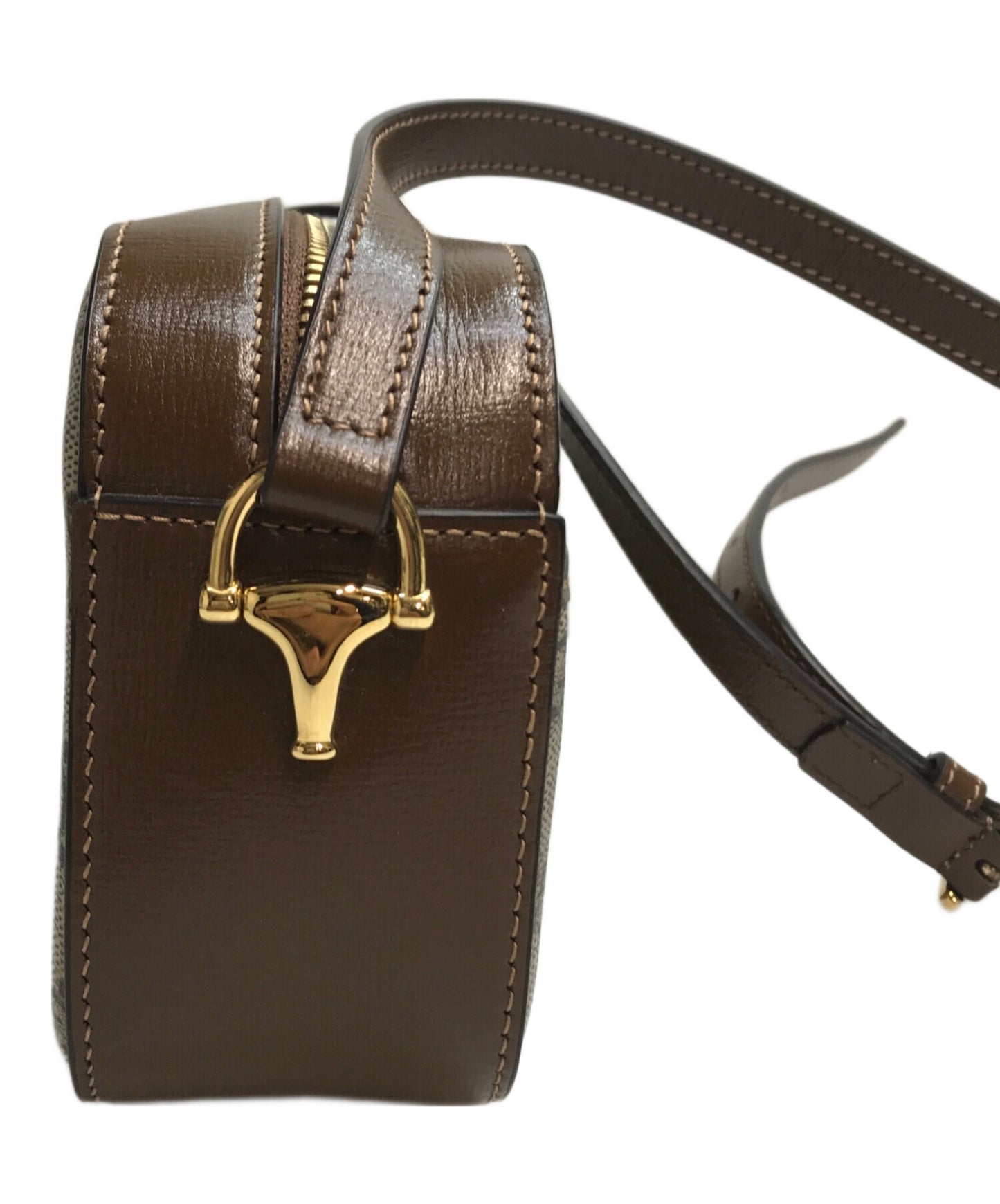 [Pre-owned] GUCCI Horsebit 1955 mini shoulder bag 760196