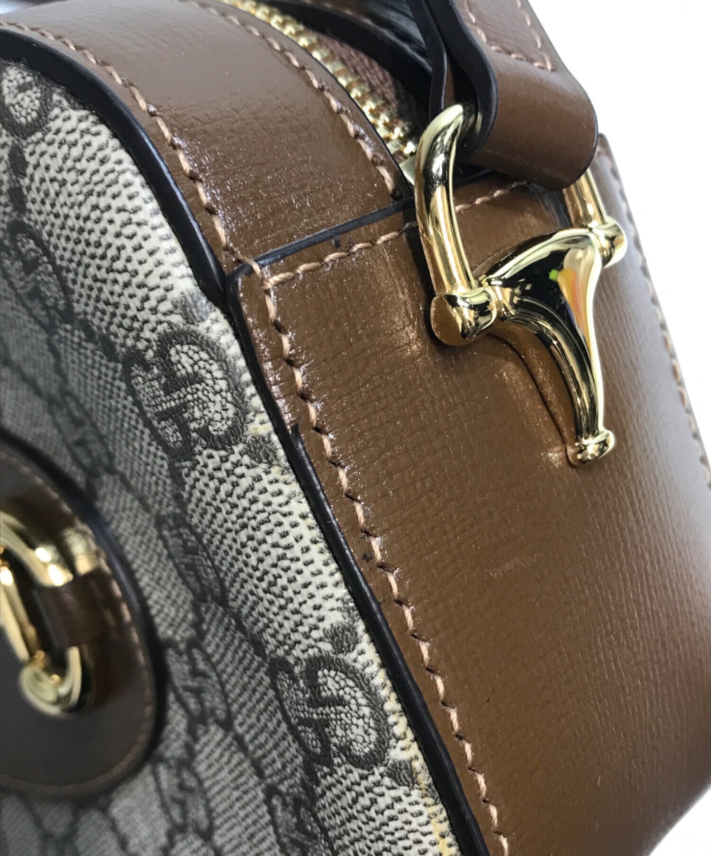 [Pre-owned] GUCCI Horsebit 1955 mini shoulder bag 760196