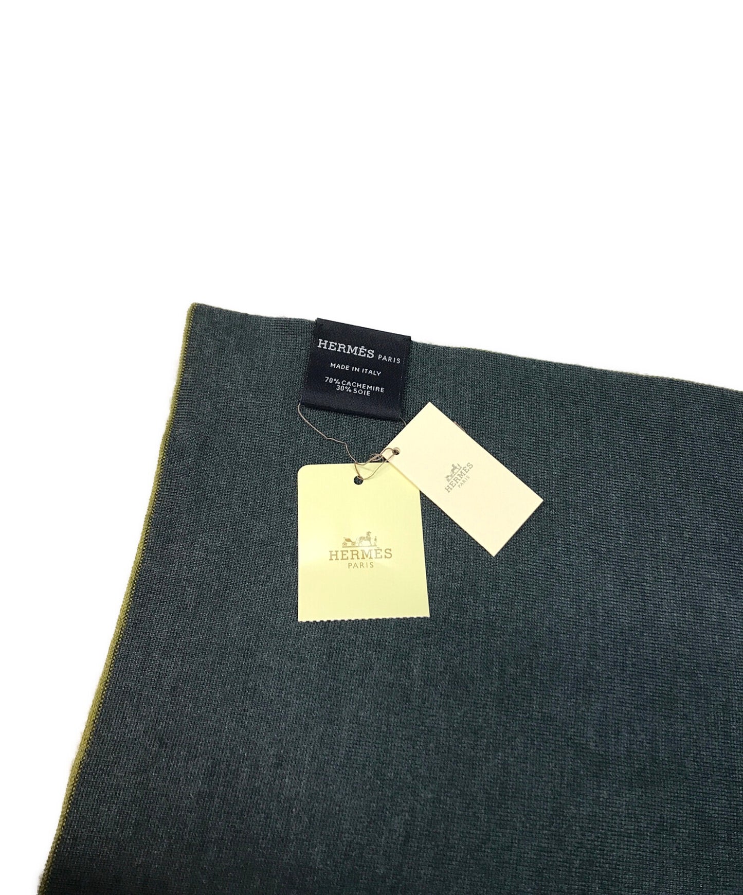 [Pre-owned] HERMES Cashmere silk scarf with all-over pattern