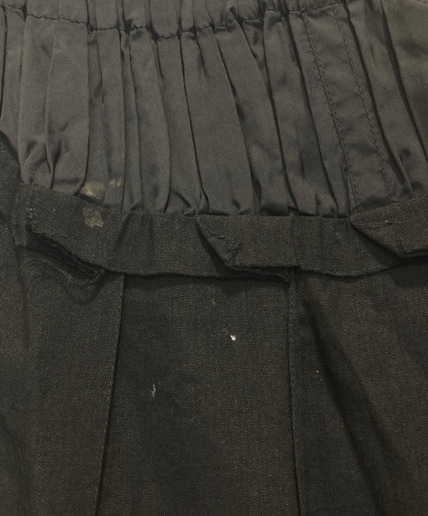 [Pre-owned] tricot COMME des GARCONS linen pleated skirt