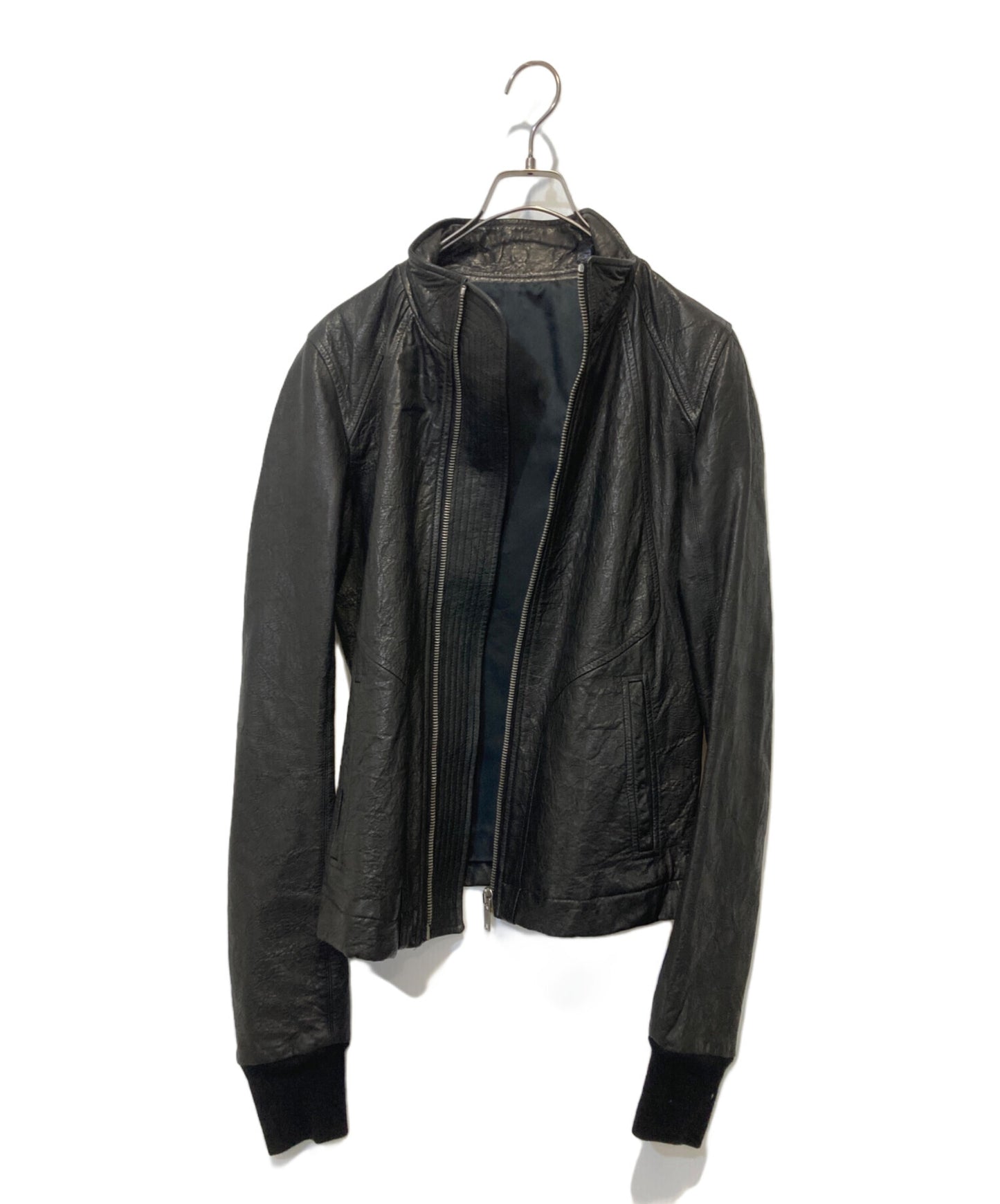 [Pre-owned] RICK OWENS single riders jacket RU6767-LG