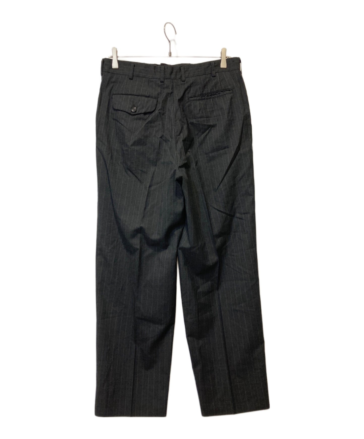 [Pre-owned] COMME des GARCONS HOMME pinstripe tuck pants HS-11026M