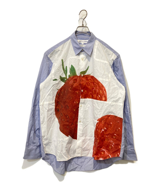 [Pre-owned] COMME des GARCONS SHIRT Strawberry Patchwork Shirt S08061