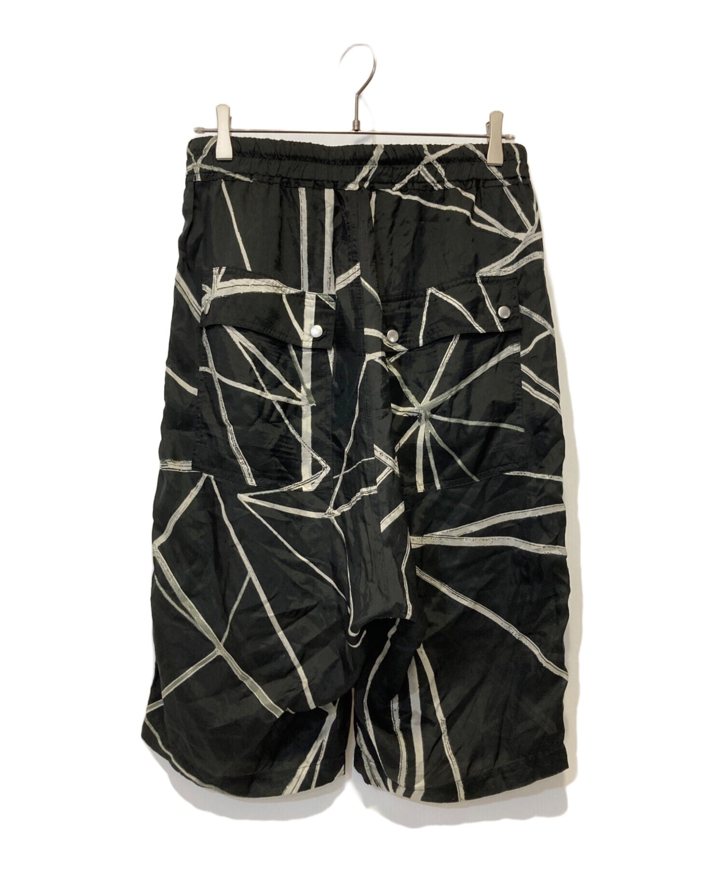 [Pre-owned] RICK OWENS All-over patterned sarouel shorts RU01B1349-JP1