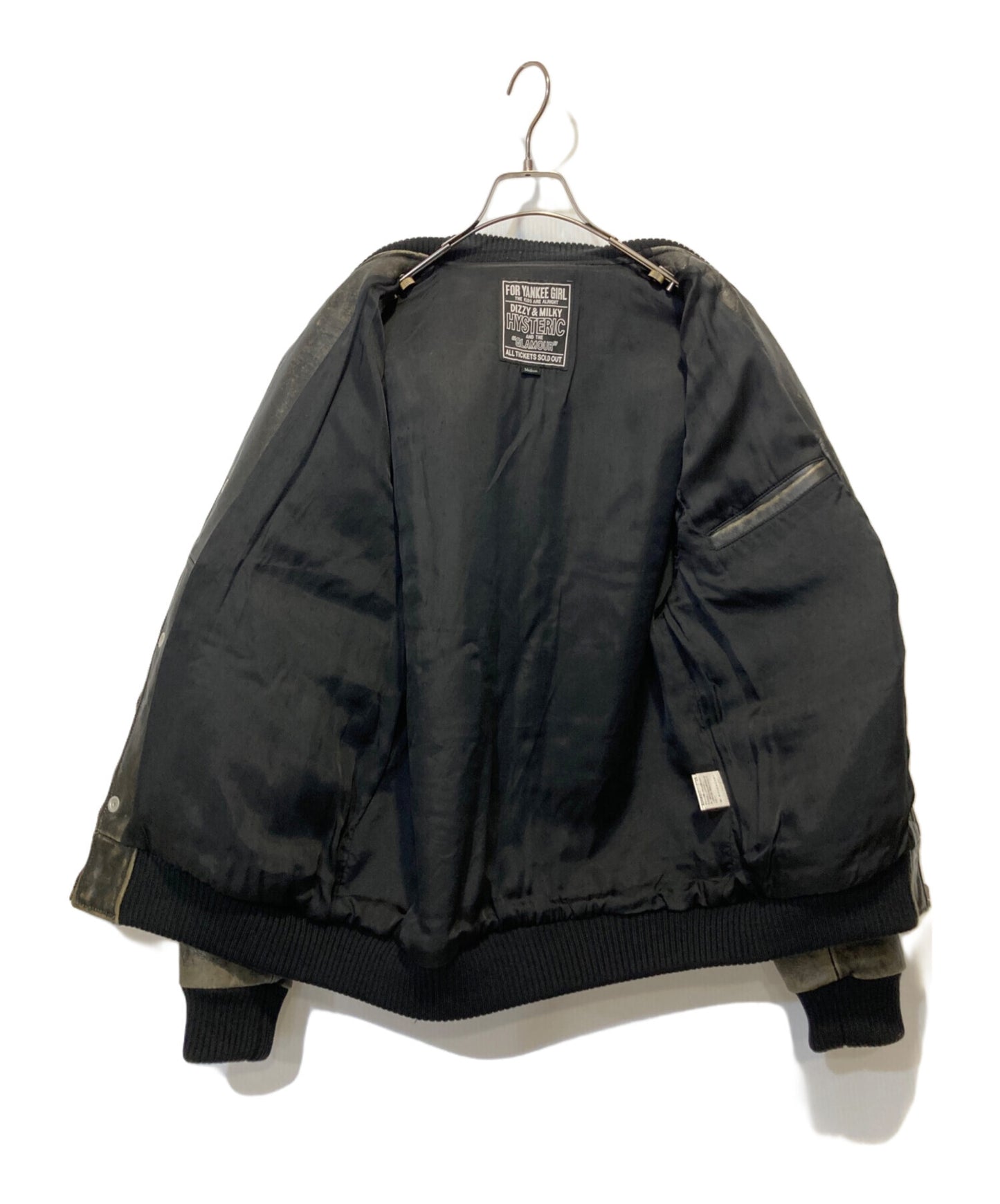 [Pre-owned] Hysteric Glamour Cowhide leather sport jacket 02223LB01