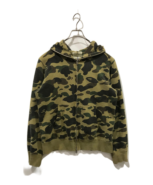 [Pre-owned] A BATHING APE 1ST Camo Zip Hoodie