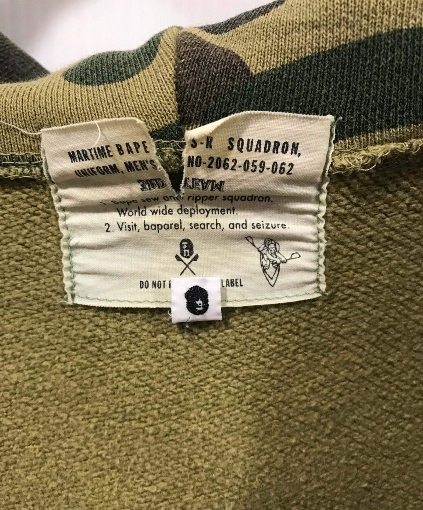 [Pre-owned] A BATHING APE 1ST Camo Zip Hoodie