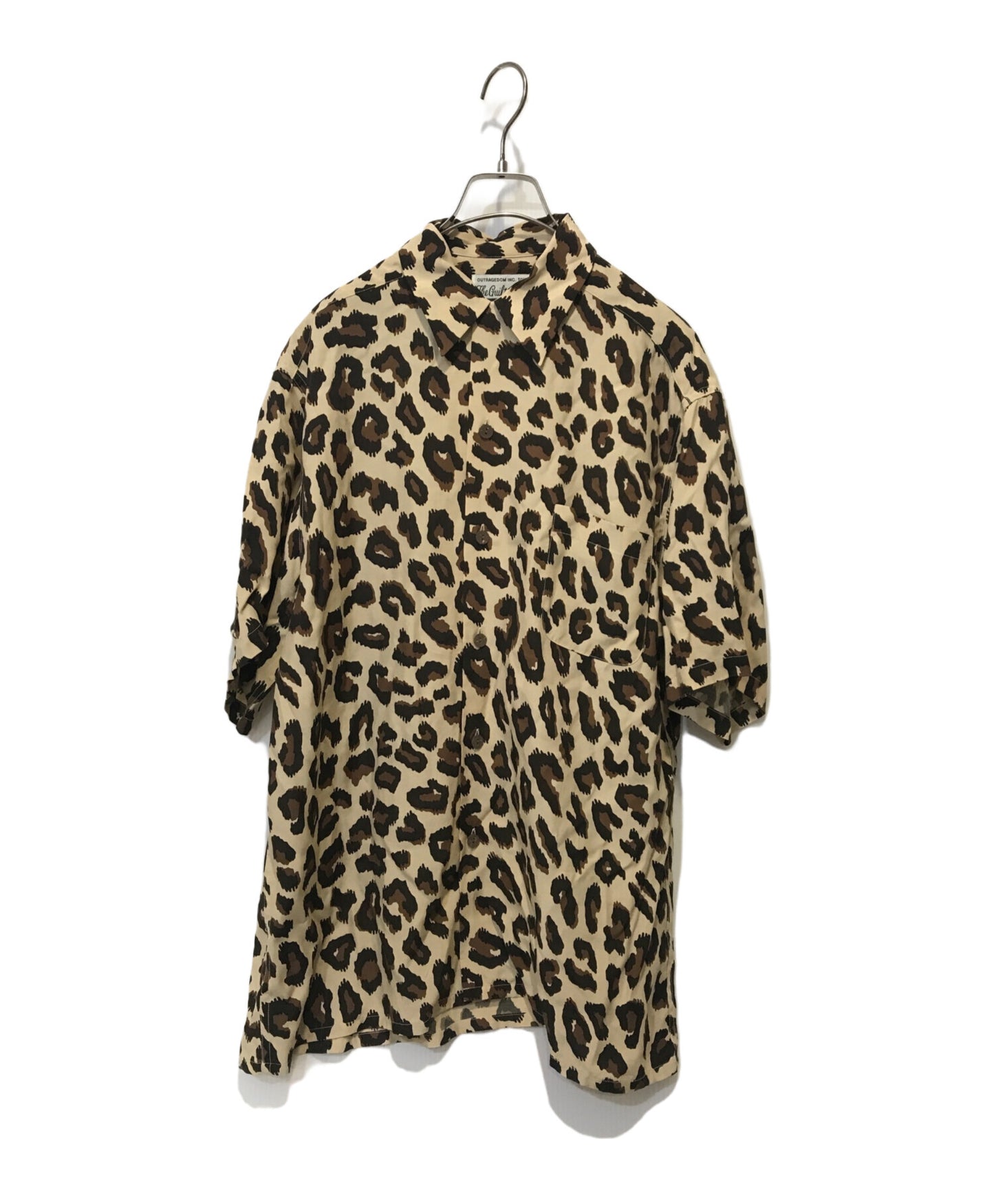 [Pre-owned] WACKO MARIA leopard open collar shirt