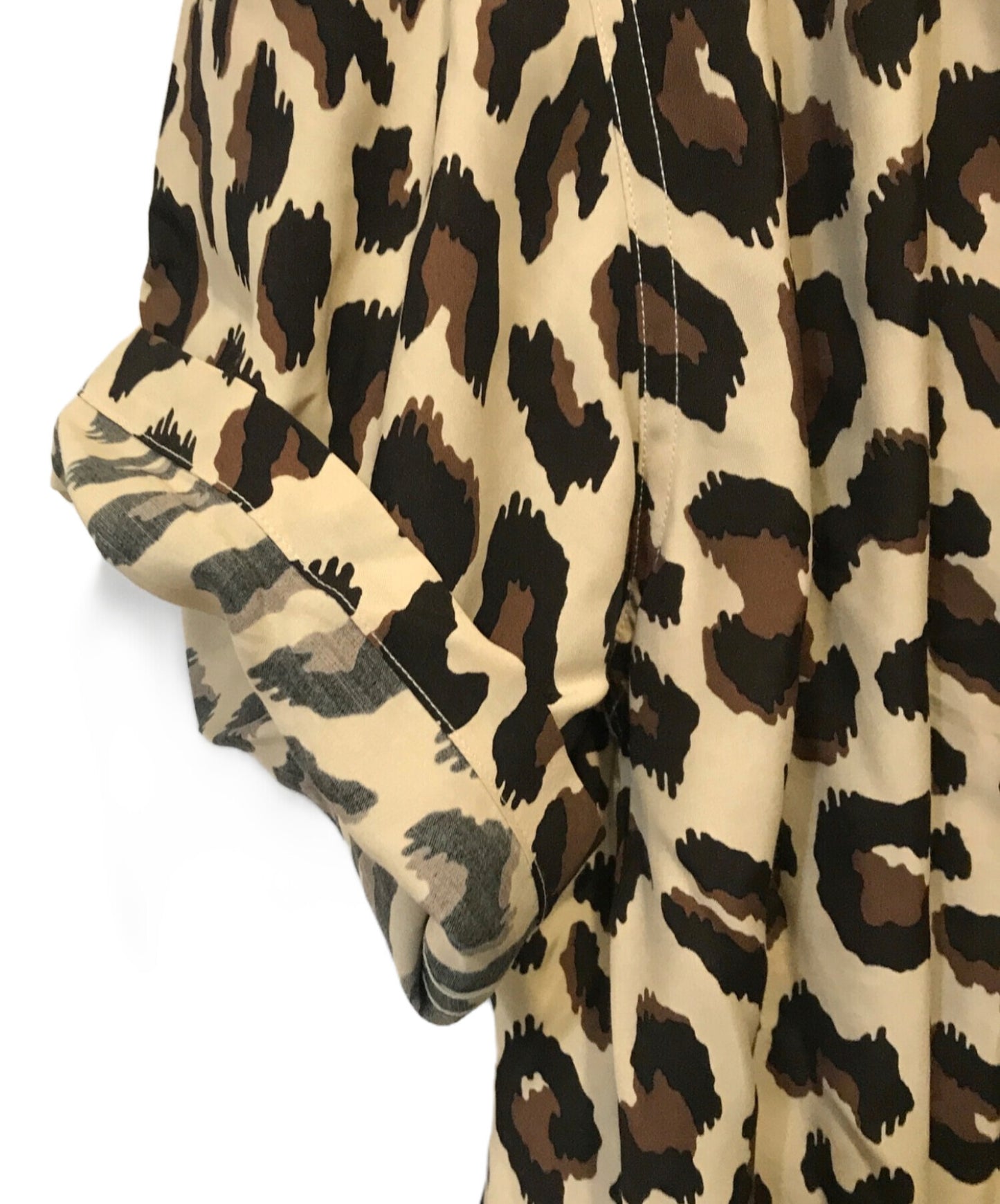 [Pre-owned] WACKO MARIA leopard open collar shirt
