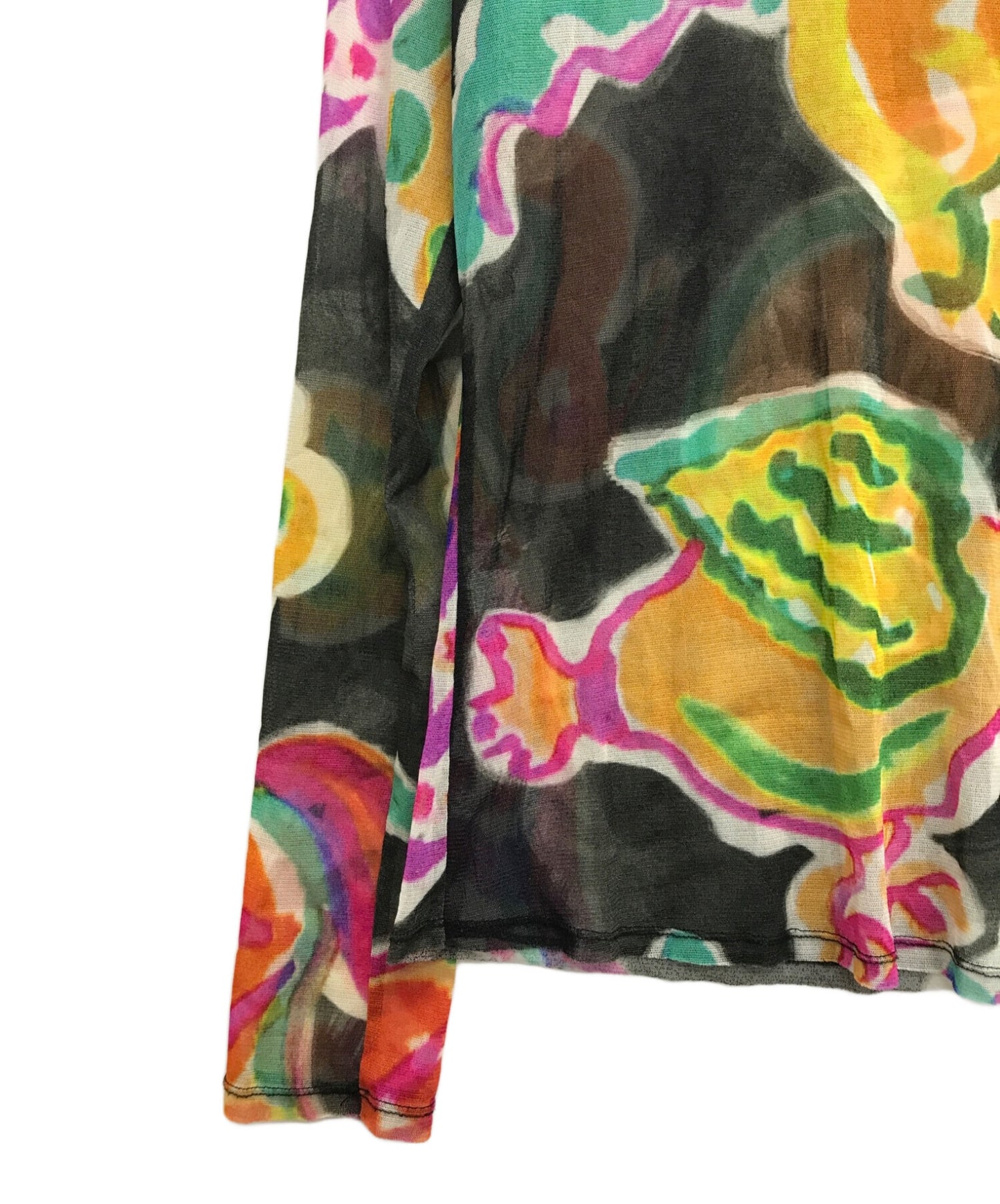 [Pre-owned] ISSEY MIYAKE Graphic print powernet cut and sewn IM01JK019