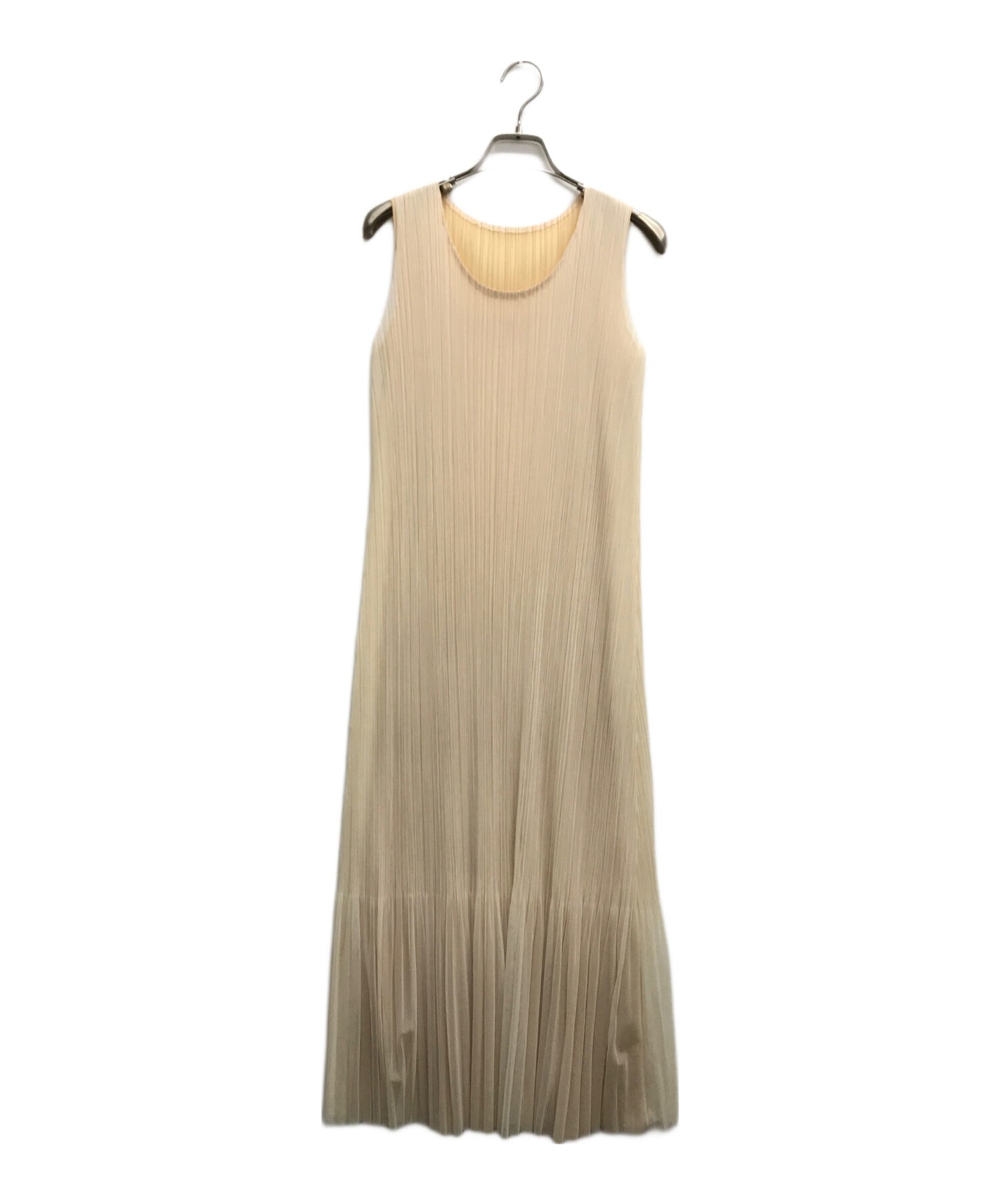 [Pre-owned] PLEATS PLEASE Sleeveless Pleated Dress PP61-JH774