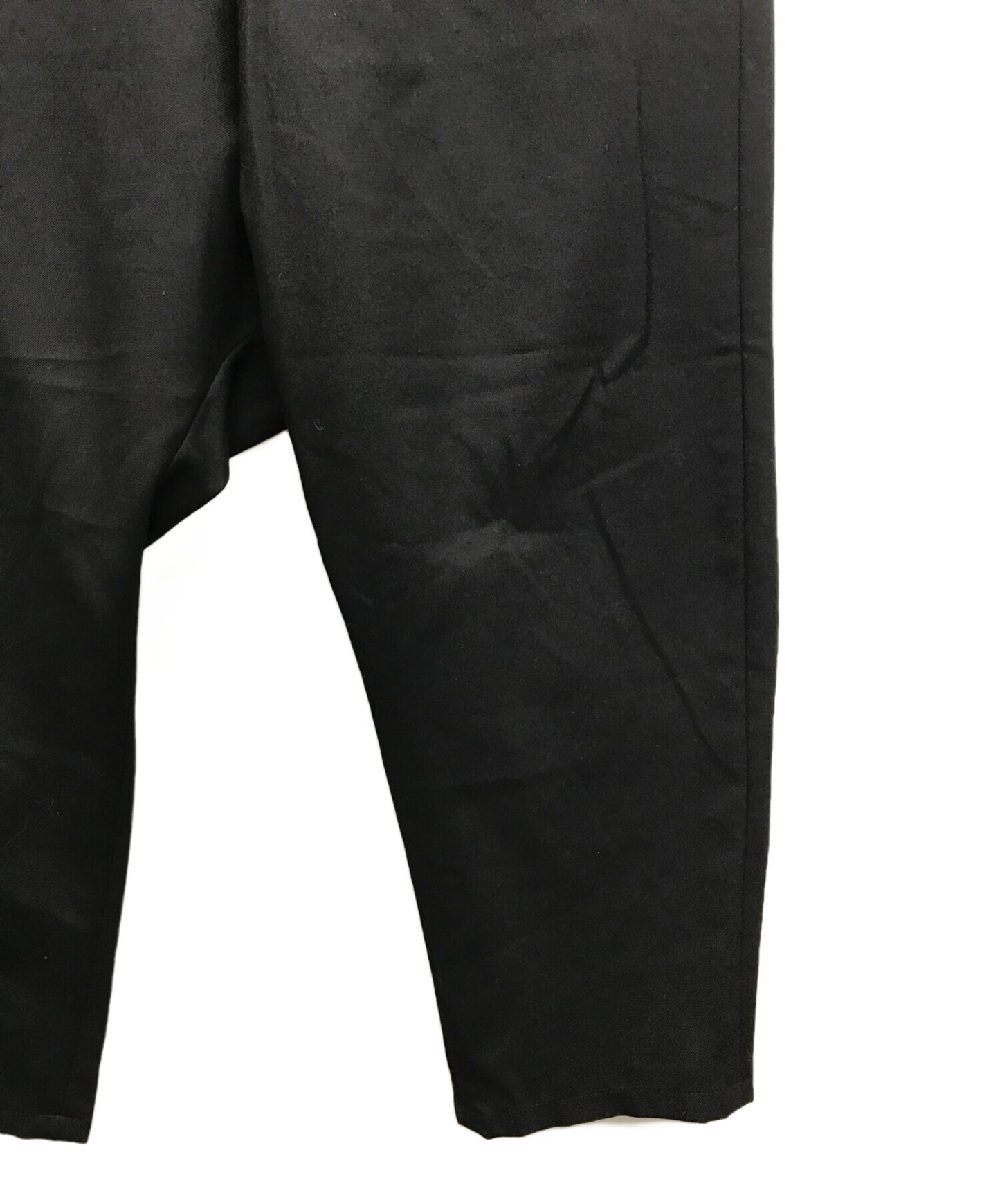 [Pre-owned] GROUND Y Gaberdine Sarouel Straight Pants GN-P08-100