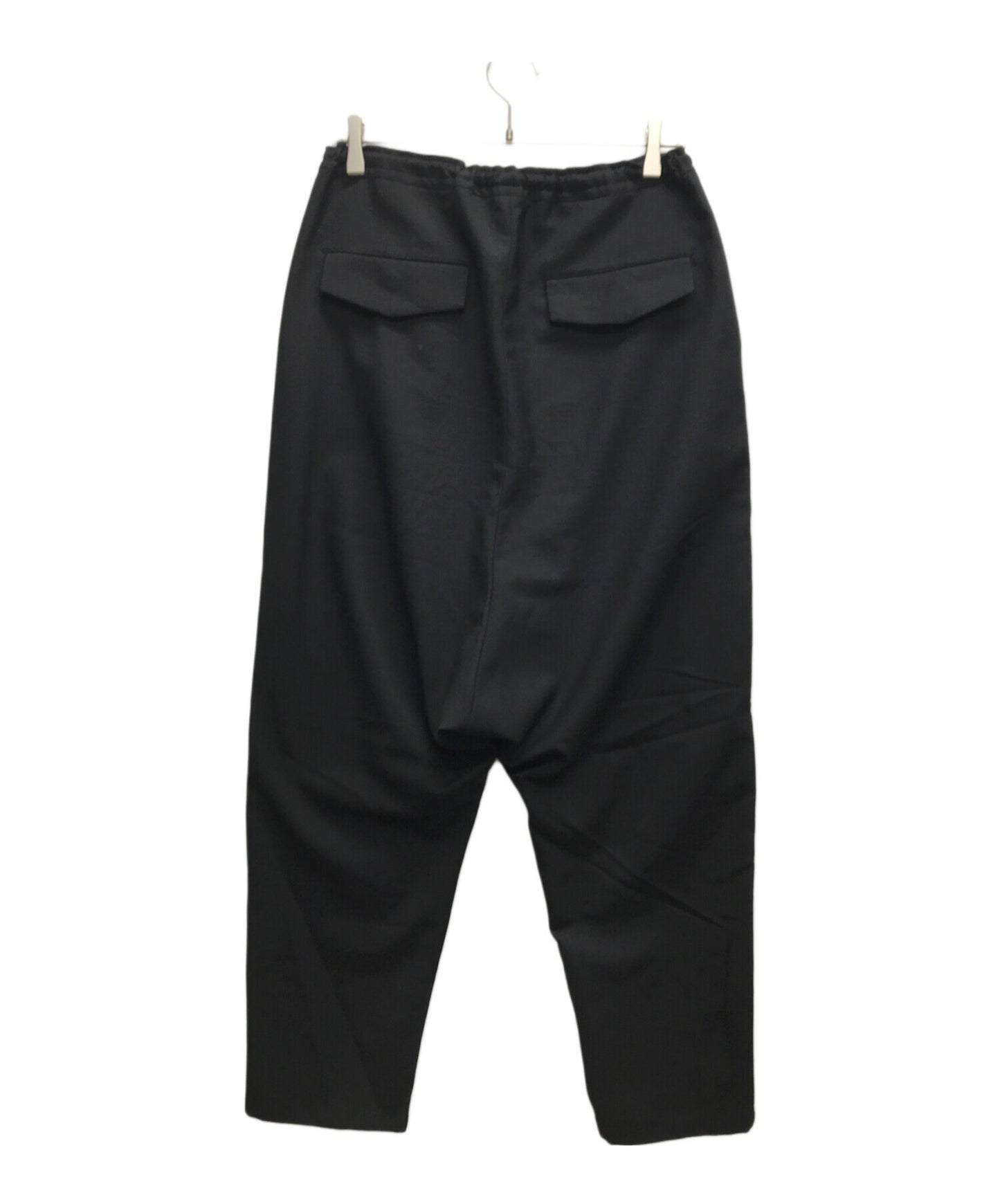 [Pre-owned] GROUND Y Gaberdine Sarouel Straight Pants GN-P08-100