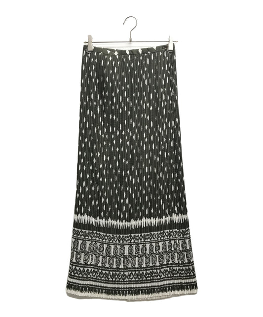 [Pre-owned] ISSEY MIYAKE long wrap-pleated skirt IM12FG919