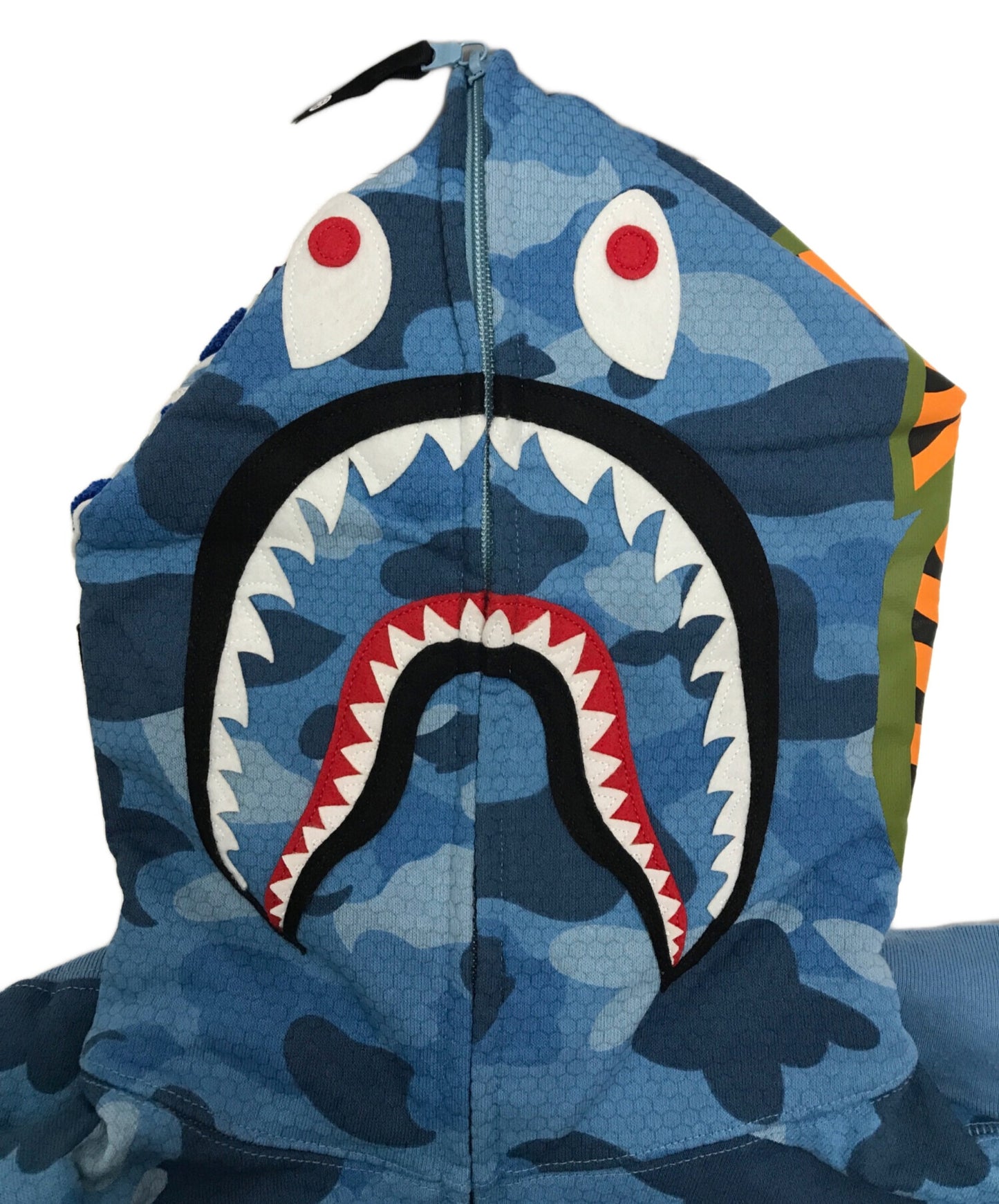 [Pre-owned] A BATHING APE Honeycomb Camo Shark Full Zip Hoodie 001zpj301009m