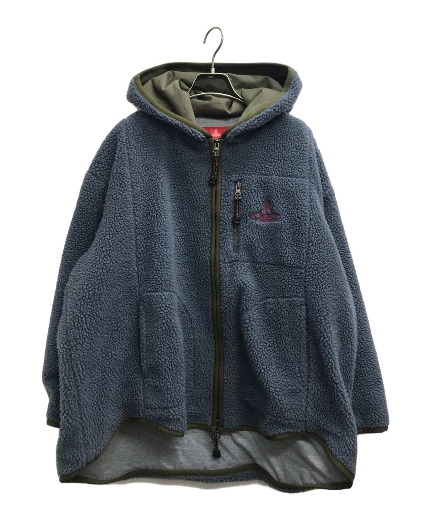 [Pre-owned] Vivienne Westwood RED LABEL Recycled polyester bore zip hoodie 16-12-432019