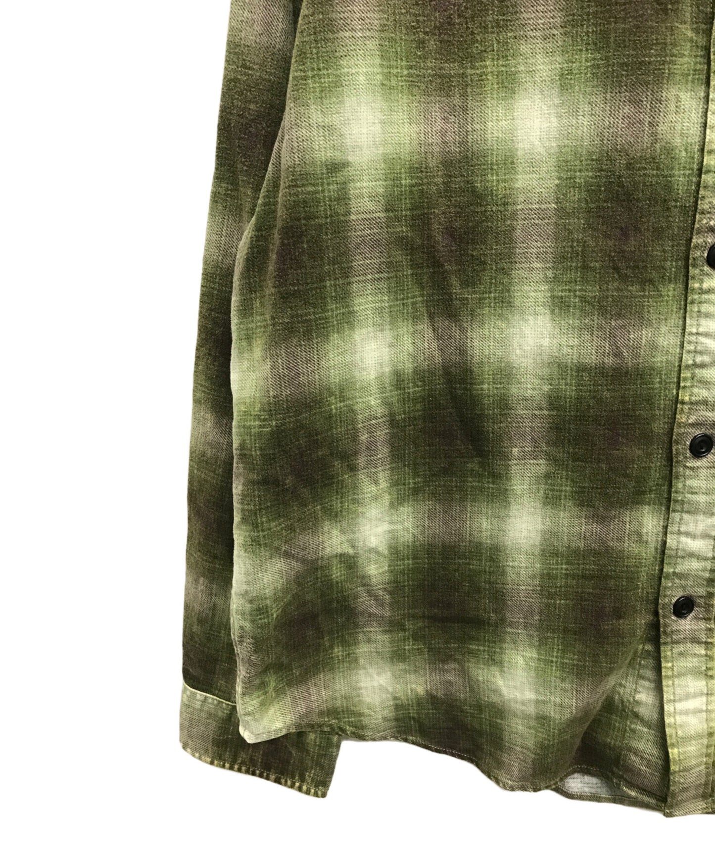 [Pre-owned] stussy Rocco Flannel Plaid Shirt 1110343