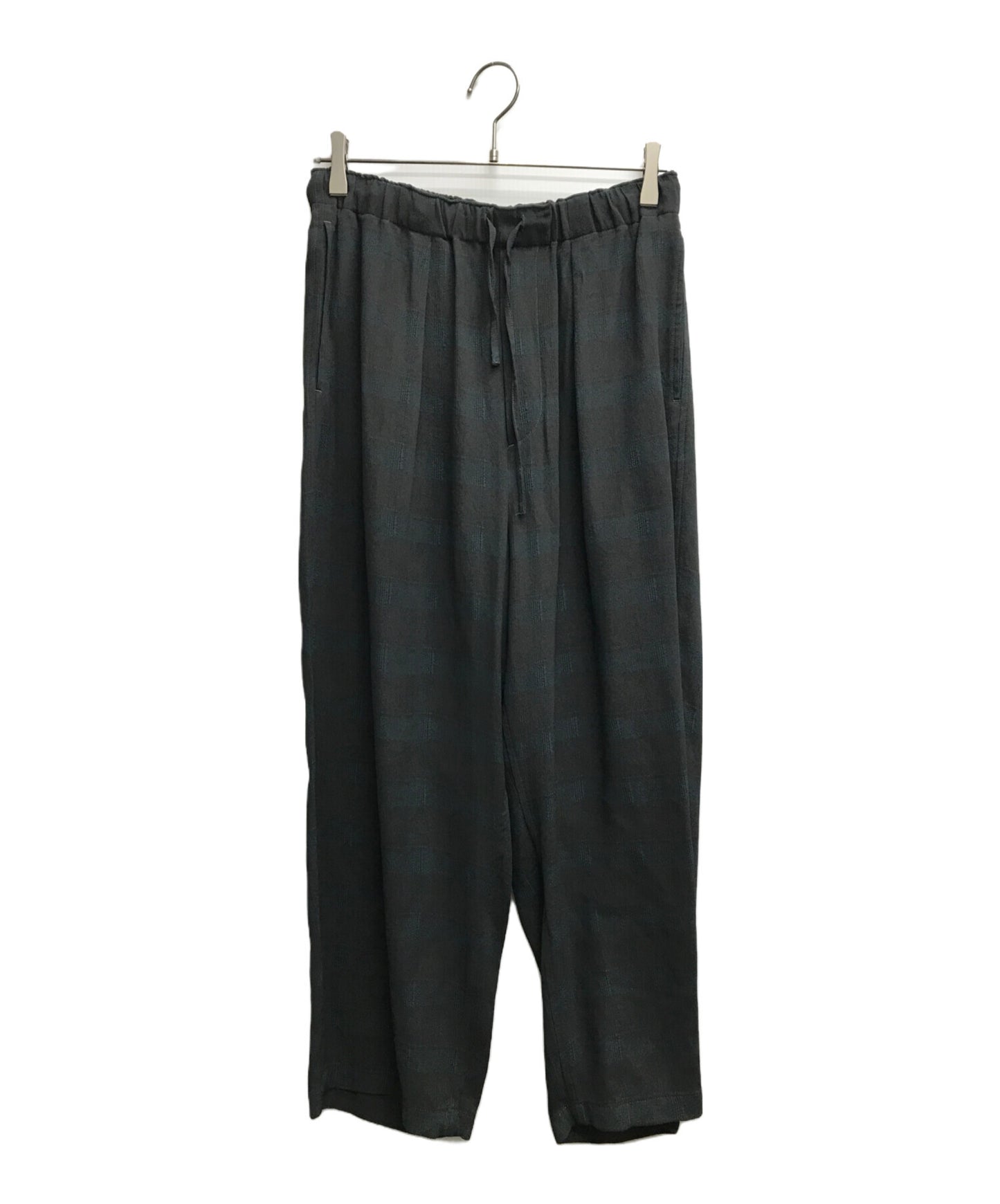 [Pre-owned] YOKE PLAID JACQUARD EASY PANTS YK24SS0647P