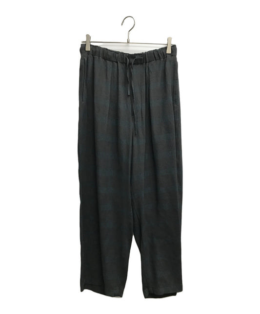 [Pre-owned] YOKE PLAID JACQUARD EASY PANTS YK24SS0647P