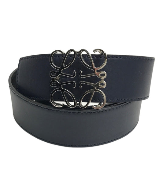 [Pre-owned] LOEWE Reversible anagram leather belt 182134