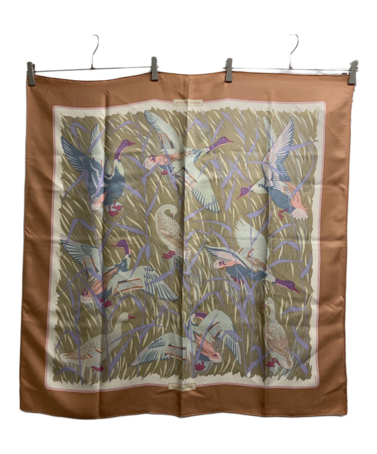 [Pre-owned] HERMES COLS VERTS Carre 90