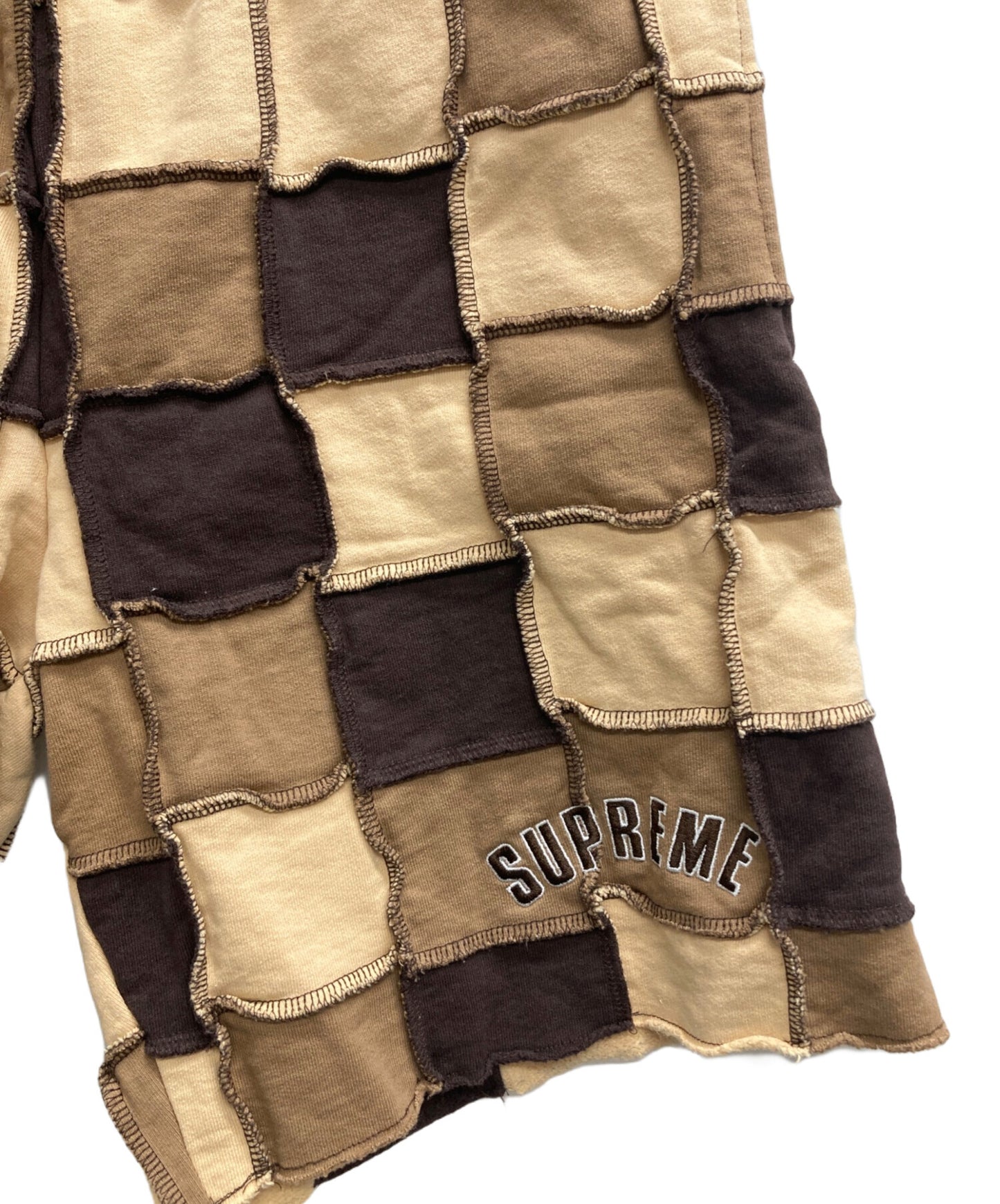 [Pre-owned] SUPREME Reverse Patchwork Sweatshort