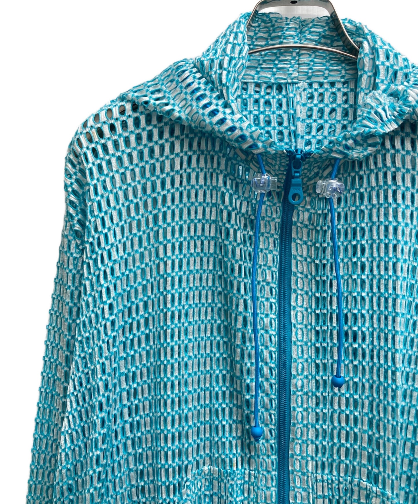 [Pre-owned] PLEATS PLEASE Cutwork Zip Hoodie PP81-JC753