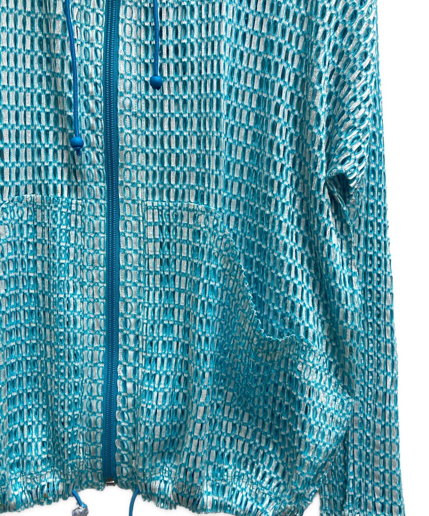 [Pre-owned] PLEATS PLEASE Cutwork Zip Hoodie PP81-JC753