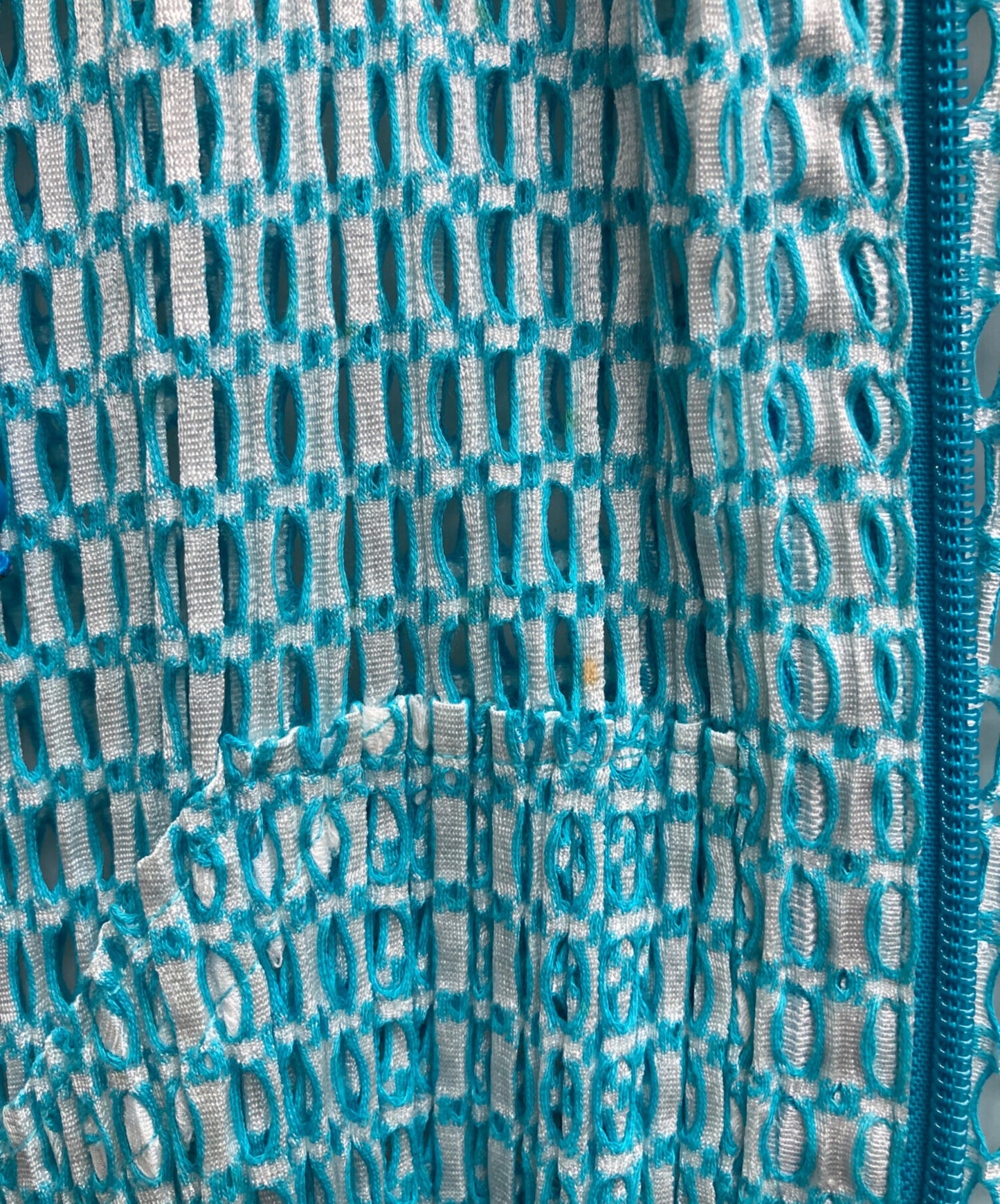 [Pre-owned] PLEATS PLEASE Cutwork Zip Hoodie PP81-JC753