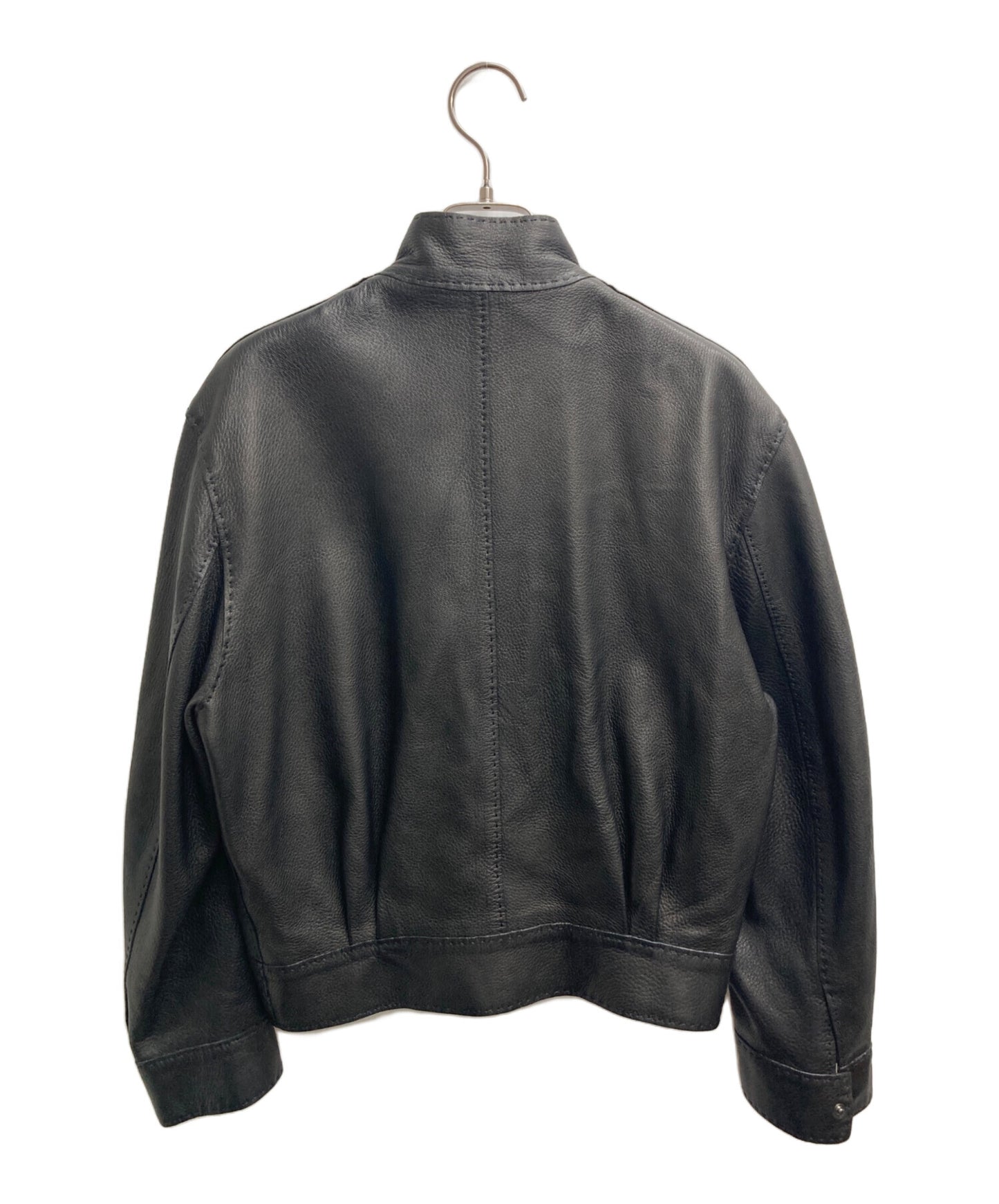 [Pre-owned] HERMES Deerskin Leather Jacket