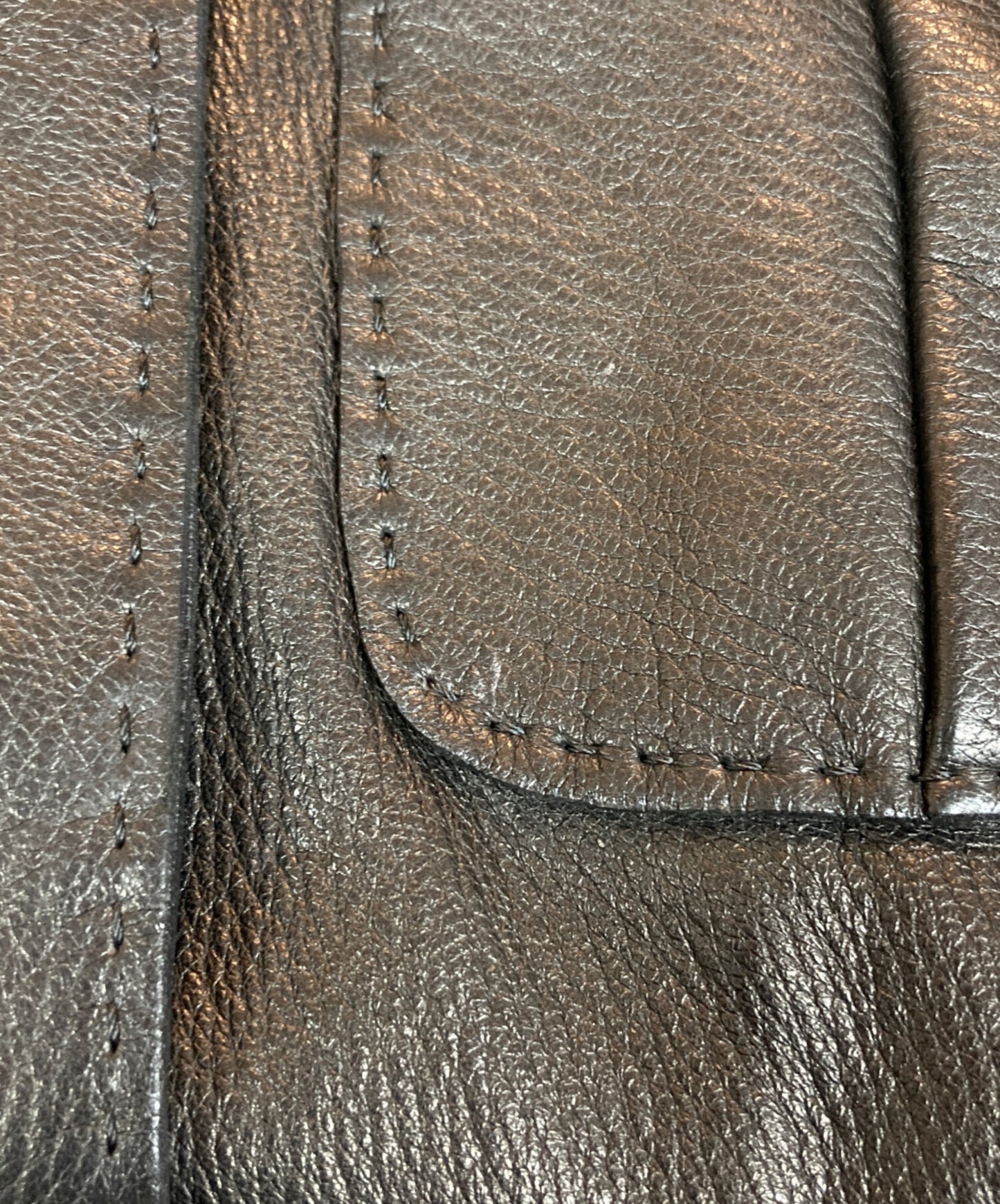 [Pre-owned] HERMES Deerskin Leather Jacket