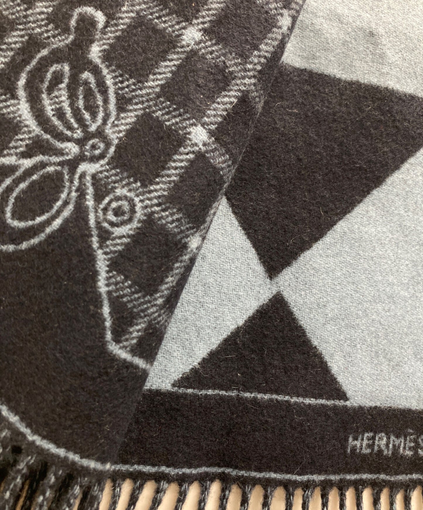 [Pre-owned] HERMES Camaille Cashmere Scarf