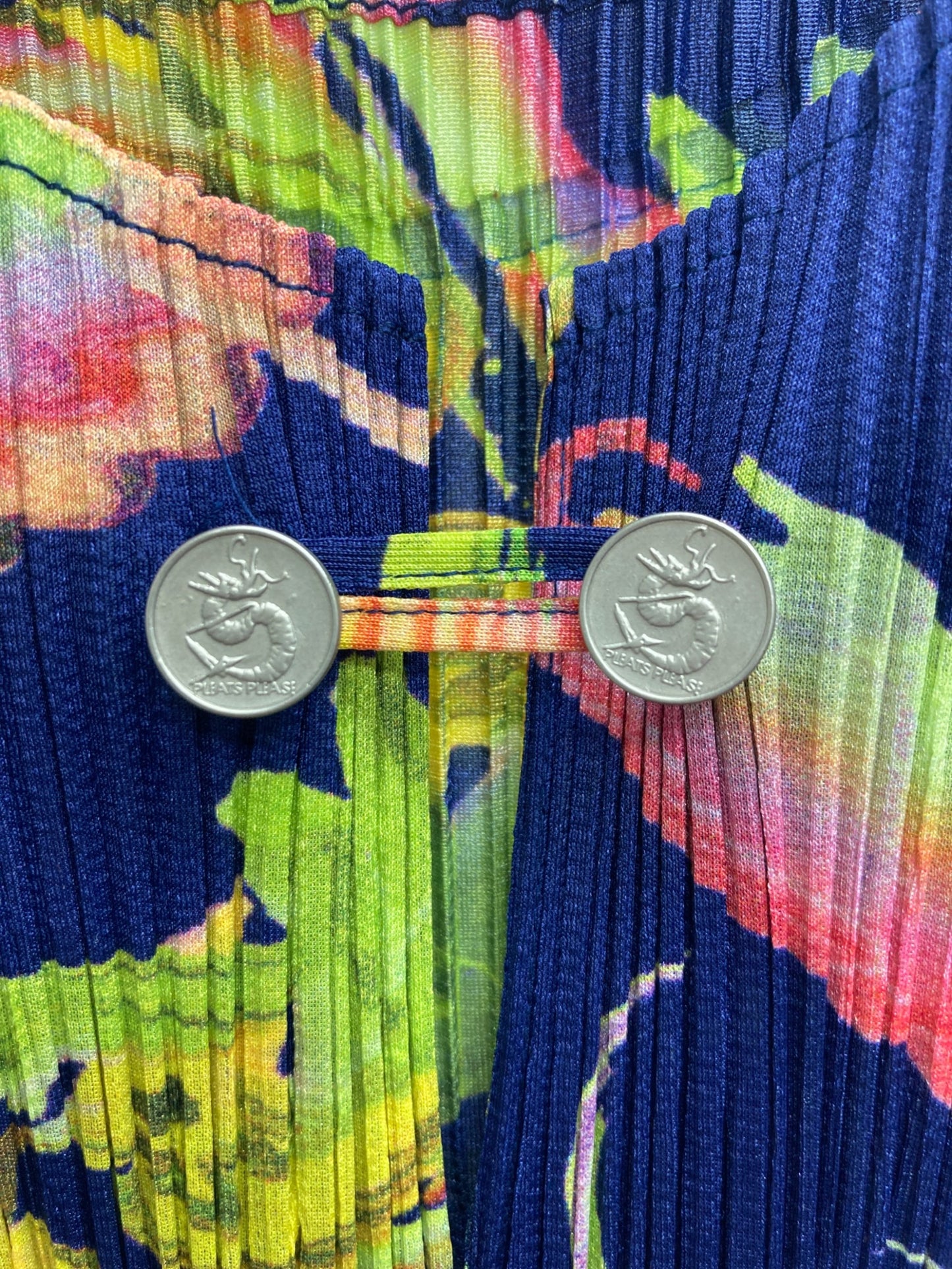 [Pre-owned] PLEATS PLEASE Design button pleated blouse PP63-JK631