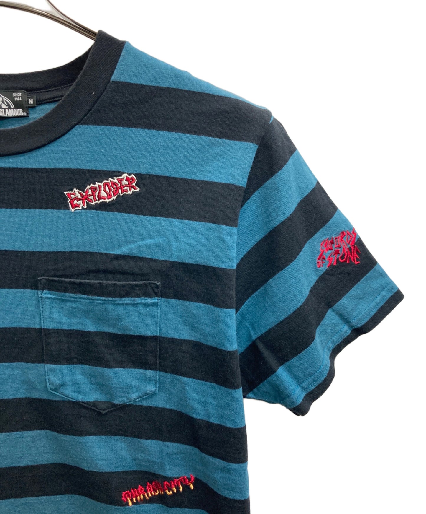 [Pre-owned] Hysteric Glamour Striped T-shirts/Pocket T-shirts 02173CT20