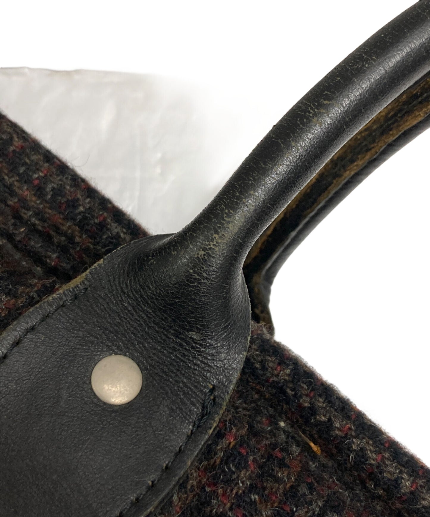 [Pre-owned] COMME des GARCONS HOMME Tweed Handbag HK042010