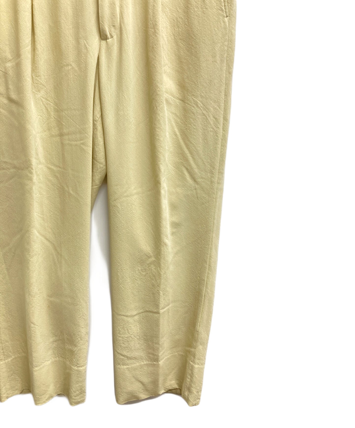 [Pre-owned] AURALEE HARD TWIST WOOL VIYELLA SLACKS A23SP03WV