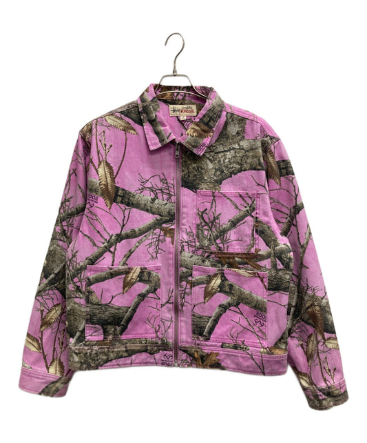 [Pre-owned] stussy REALTREE EDGE ZIP WORK JACKET 115683
