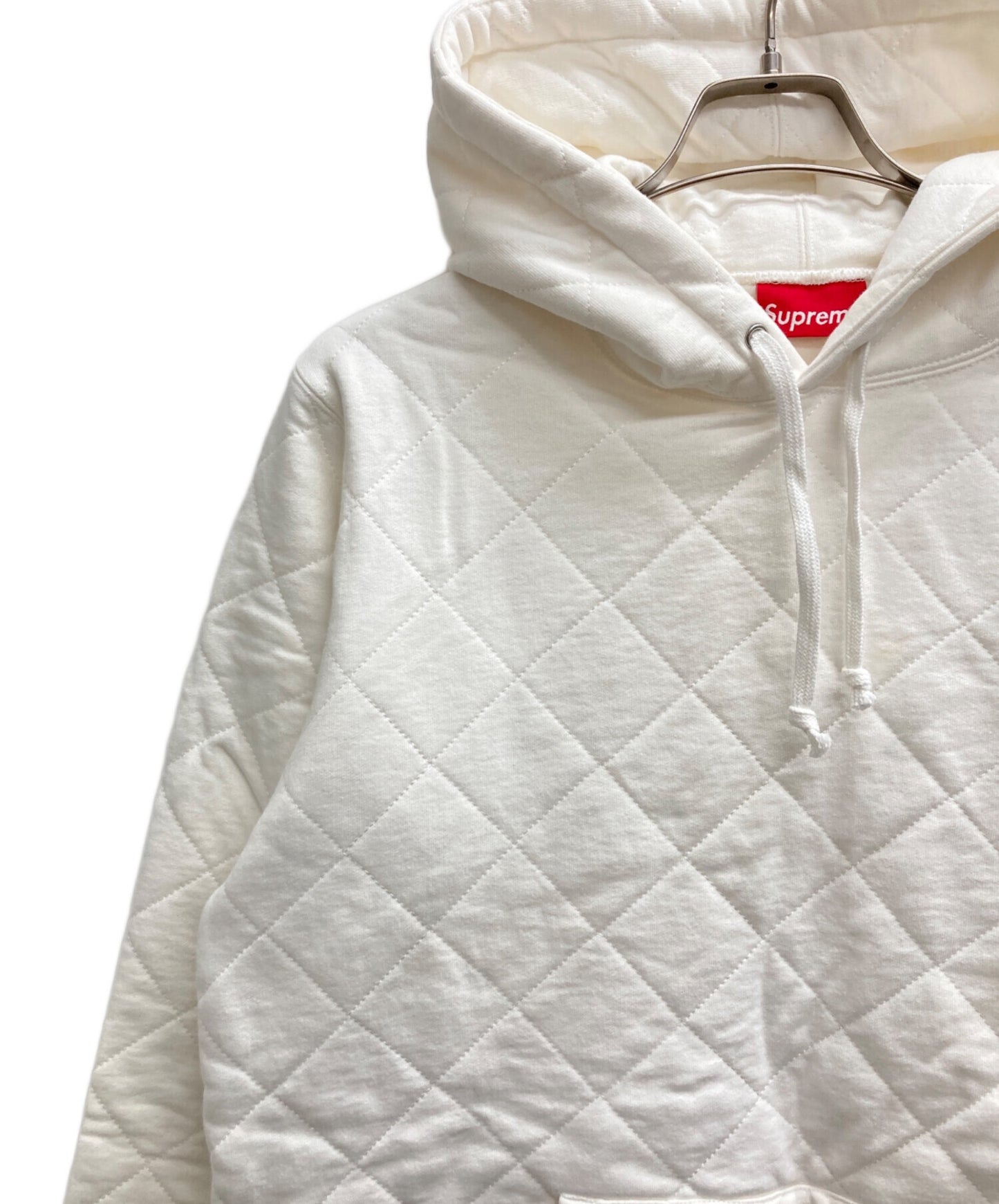 [Pre-owned] SUPREME Quilted Hooded Sweatshirt