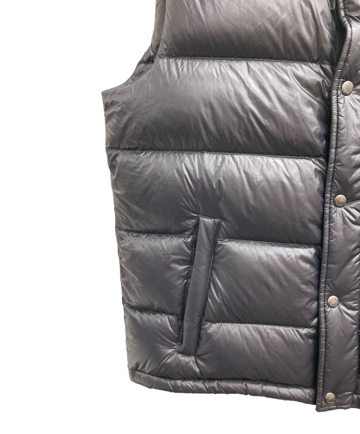[Pre-owned] PRADA Triangle Logo Plate Down Vest SGJ282 R132