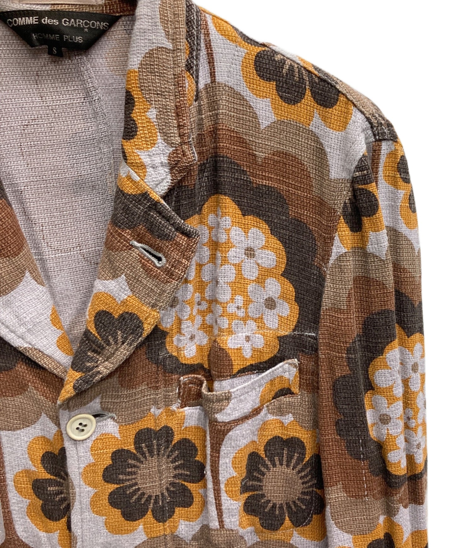 [Pre-owned] COMME des GARCONS HOMME PLUS Rayon jacket with all-over pattern PO-J079